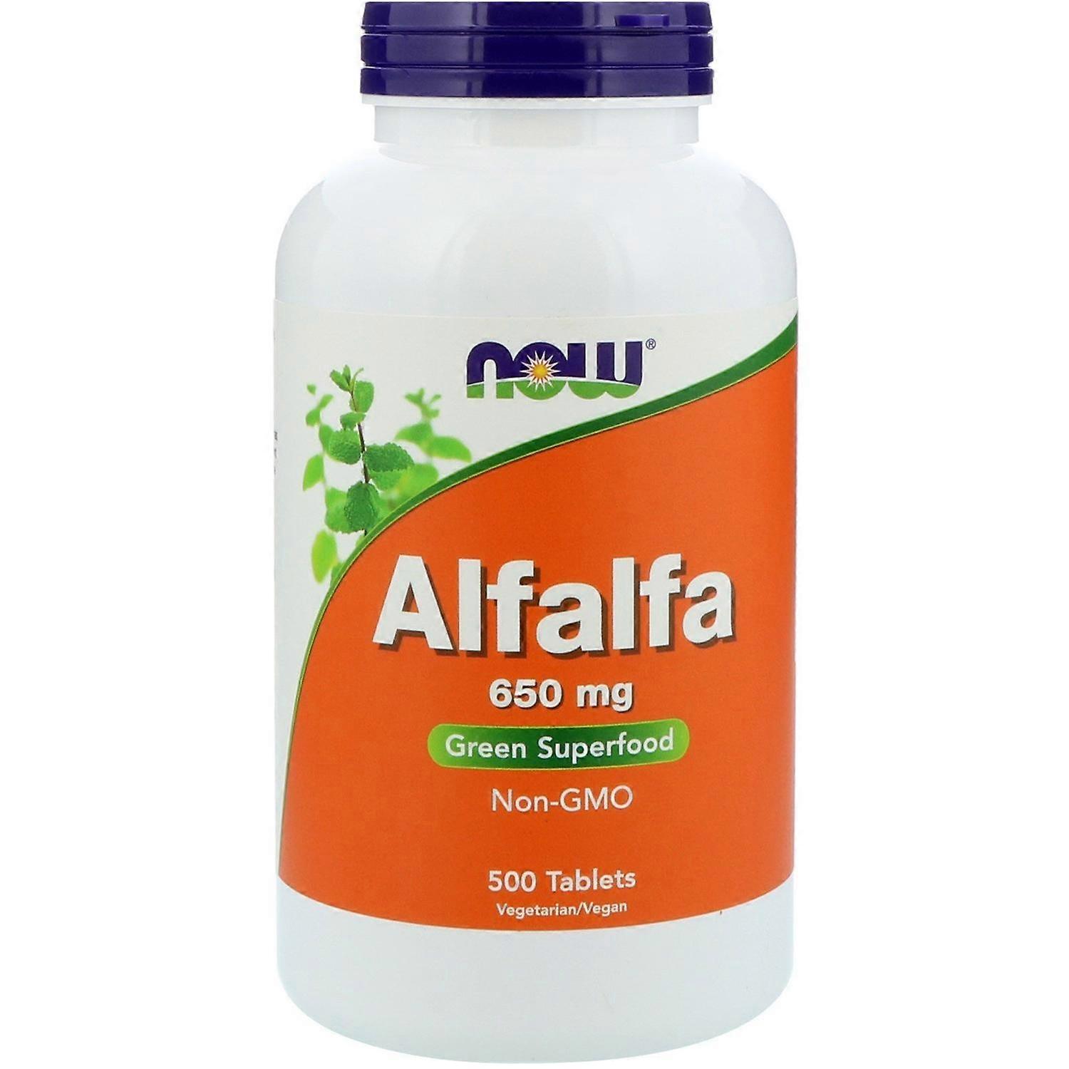 Now Foods, Alfalfa, 650 mg, 500 Tablets