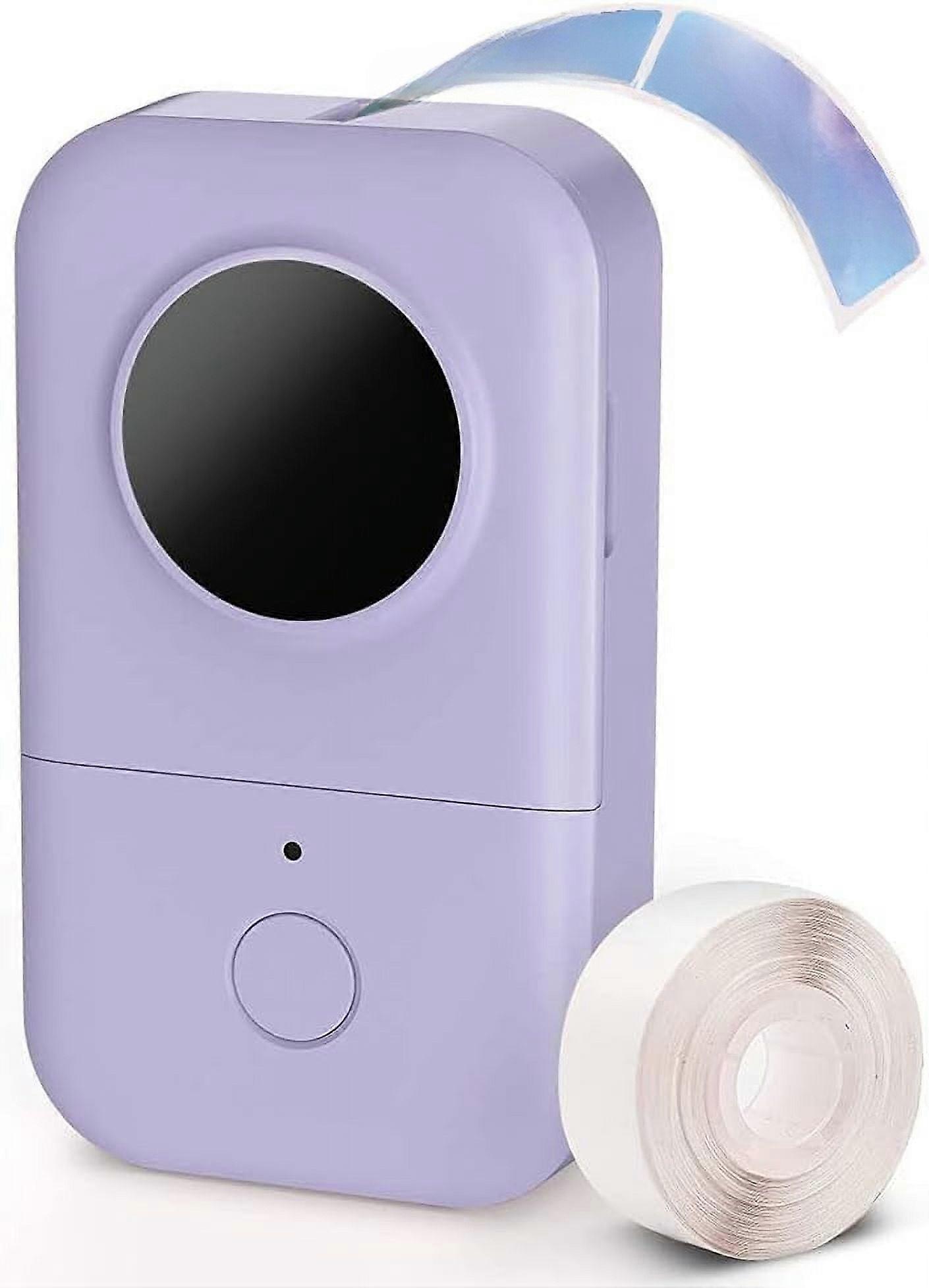 Label Maker Machine, Portable Bluetooth Mini Label Printer, Compatible with Smart Phone, Handheld Thermal Sticker Small Labeler, Multiple Templates,