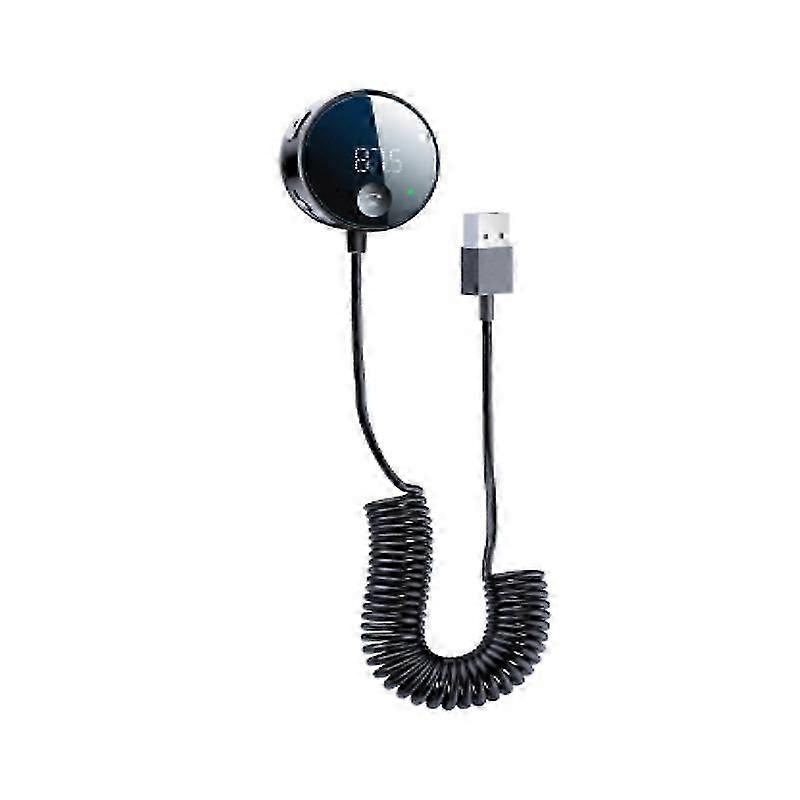 USB Bluetooth 5.0 Wireless Car FM Transmitter Aux Stereo Audio Receiver Adapter