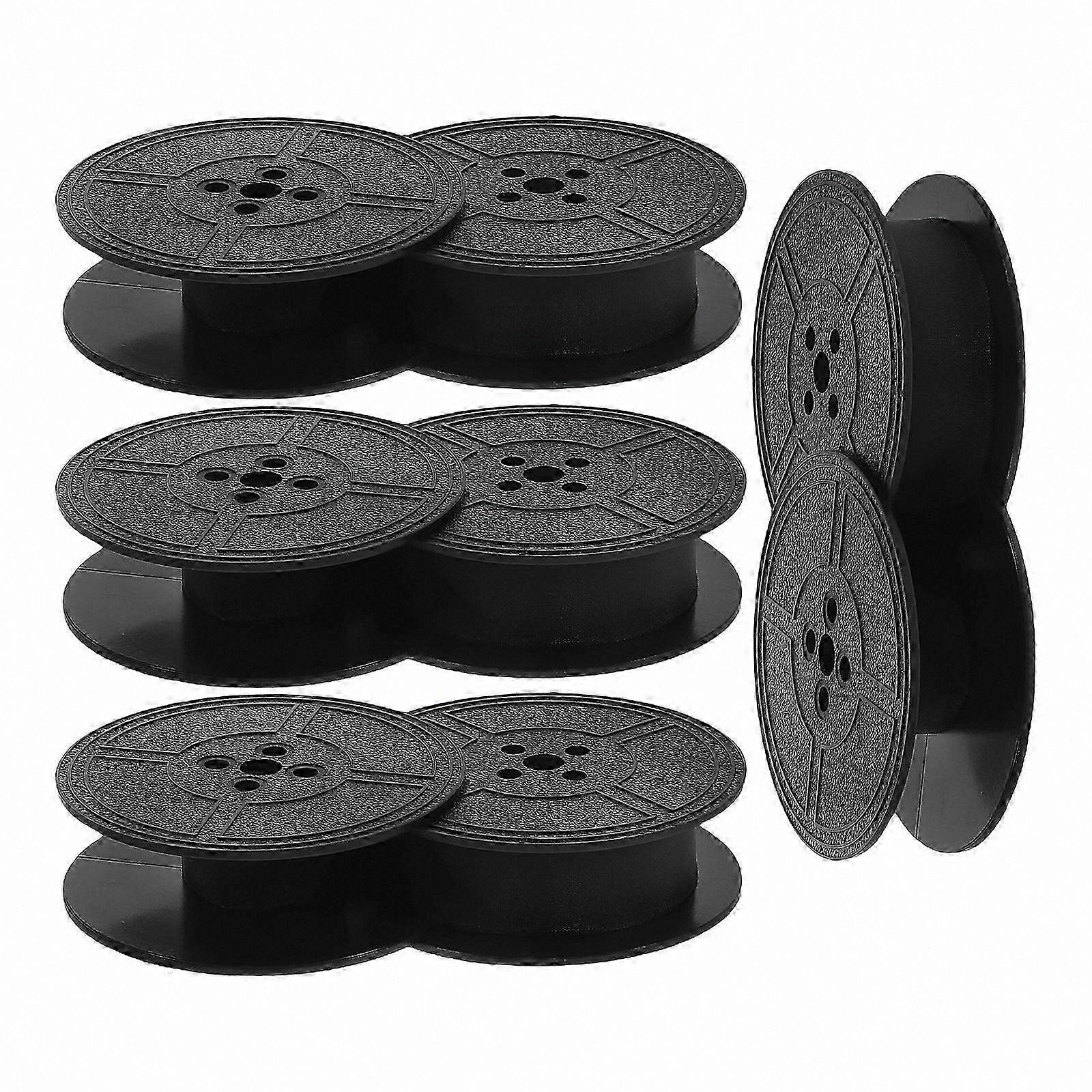 8-Pack Universal Typewriter Ribbons for Classic Models, Easy-to-Install Replacement Ribbon for Clear and Smooth Printing Performance