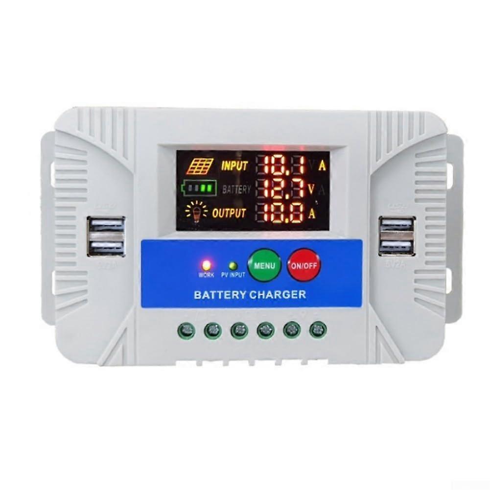 20A Solar Charge Controller 12V/24V LCD Display Sensor, LeadAcid and Lithium Batteries Compatible