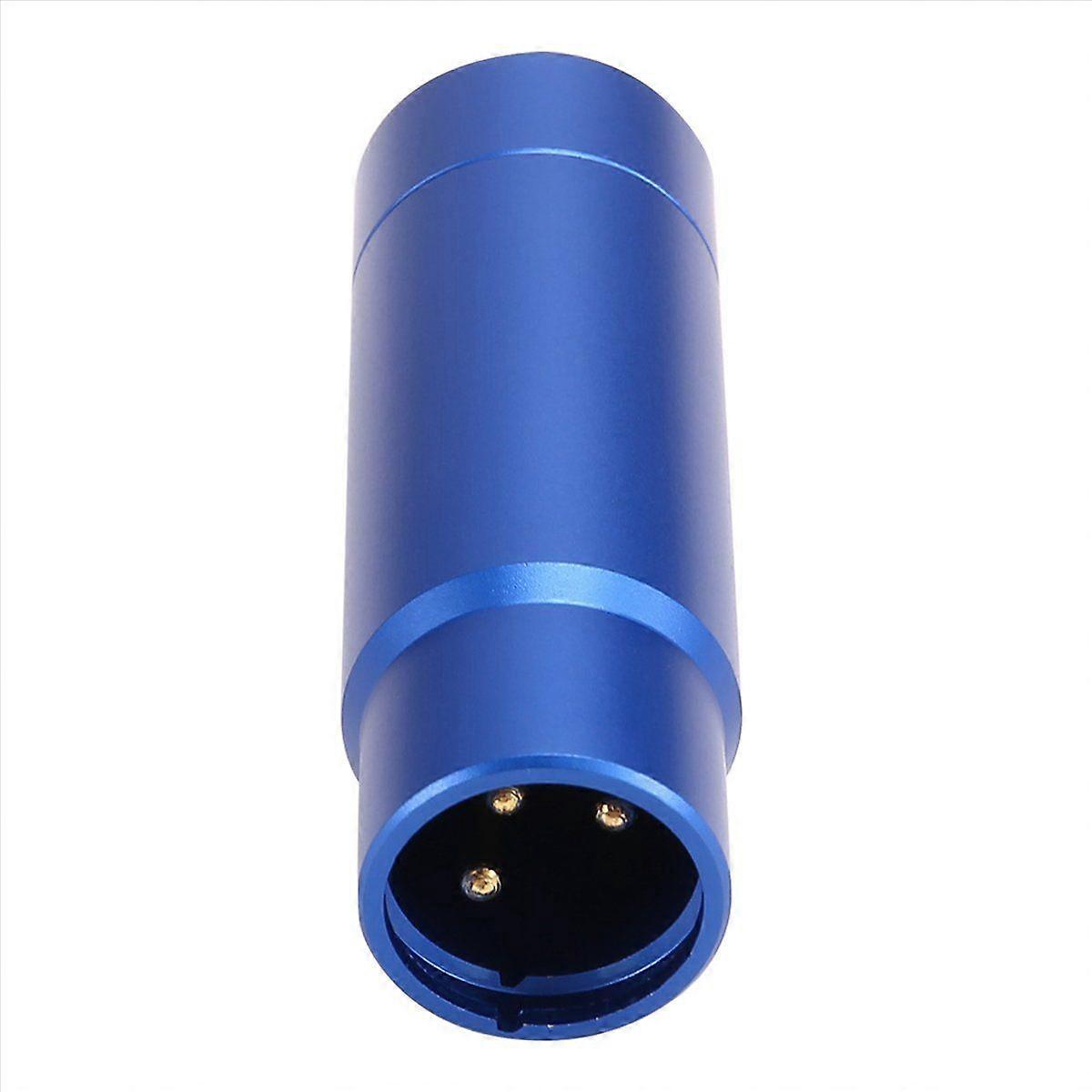 Phantom Power Adapter Microphone System Audio Mixer Blue