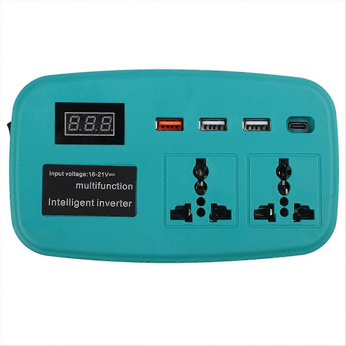 DC to AC Power Converter Power Battery Converter Compact Portable Design High Capacity Performance