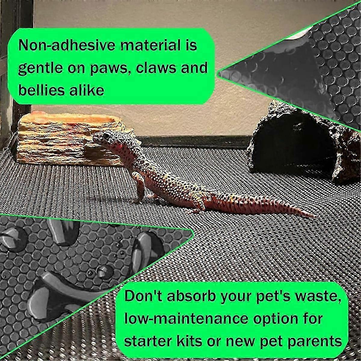 Image showcasing Large Reptile Carpet, Reptile Mat, Bearded Dragon, Leopard Gecko ...