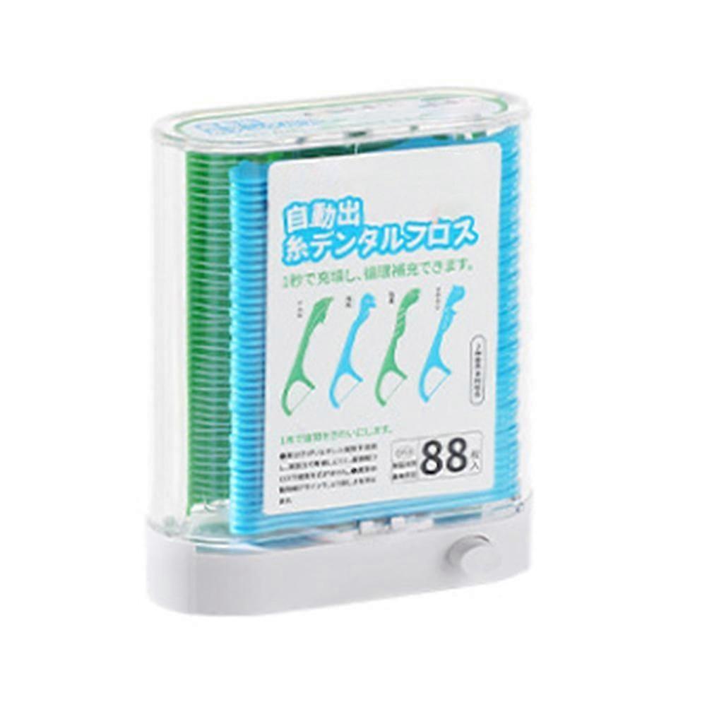 Children Automatic Floss Box Large Capacity Press-type Teeth Sticks Holder