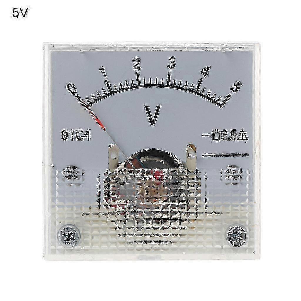 Analog Voltmeter DC Rectangle Analog Volt Panel Meter Gauge 10 Styles Volt Test miao4