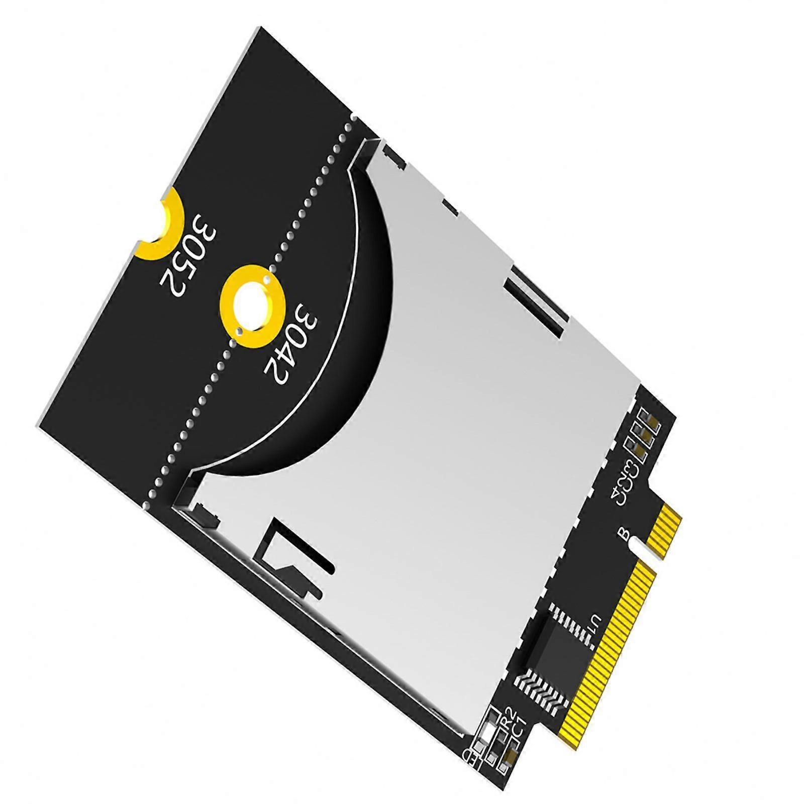 Memory Card To M.2 B KEY Slot Converter Adapter,Efficient Data Sharing For Photographers And IT Professional Multicolor