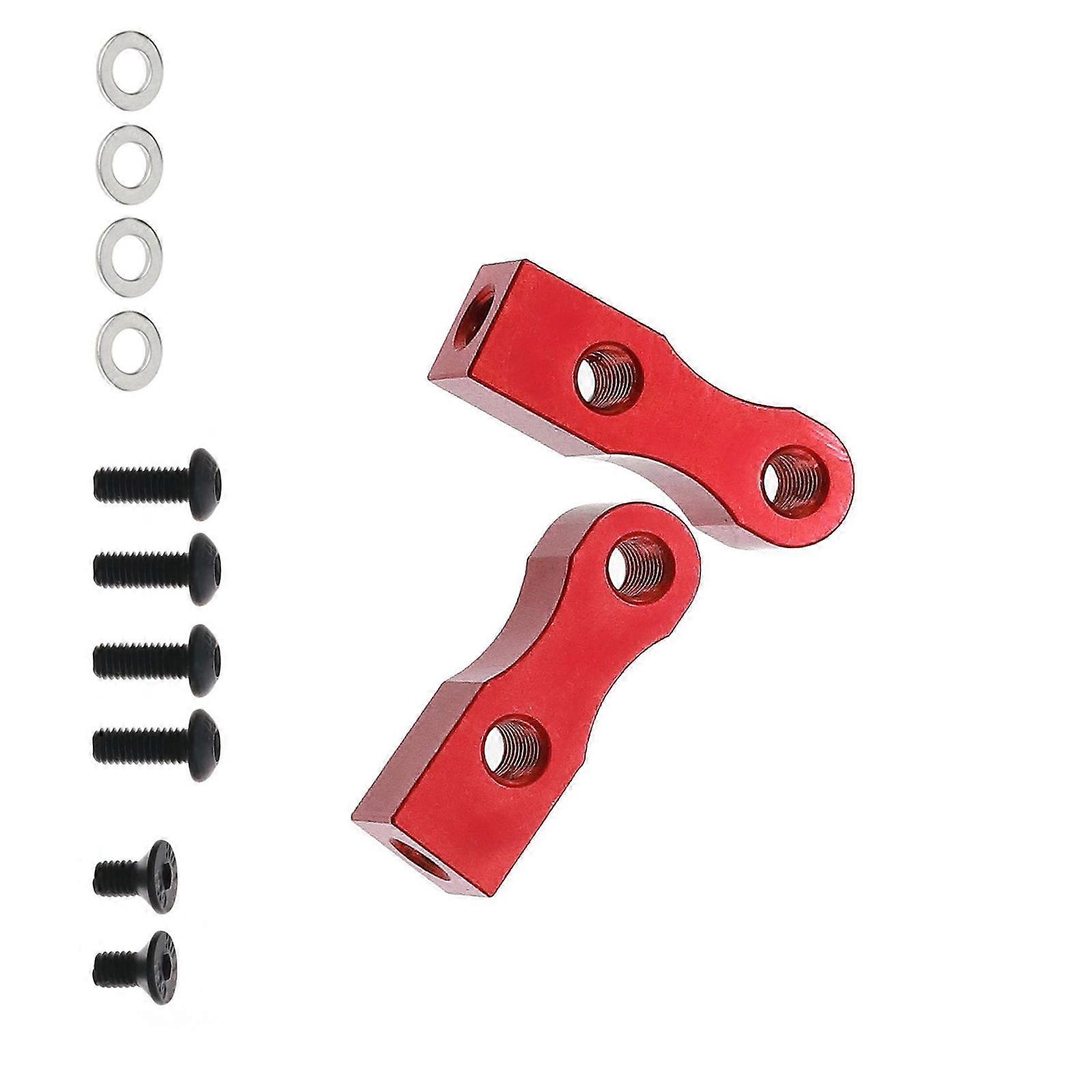 High Strength Servo Bracket Upgrade For 1/10 Scale Remote Control Models Improves Stability  Red