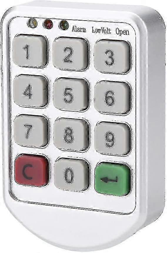 Electronic Code Lock for Cabinets with Digital Keypad and Secure Entry