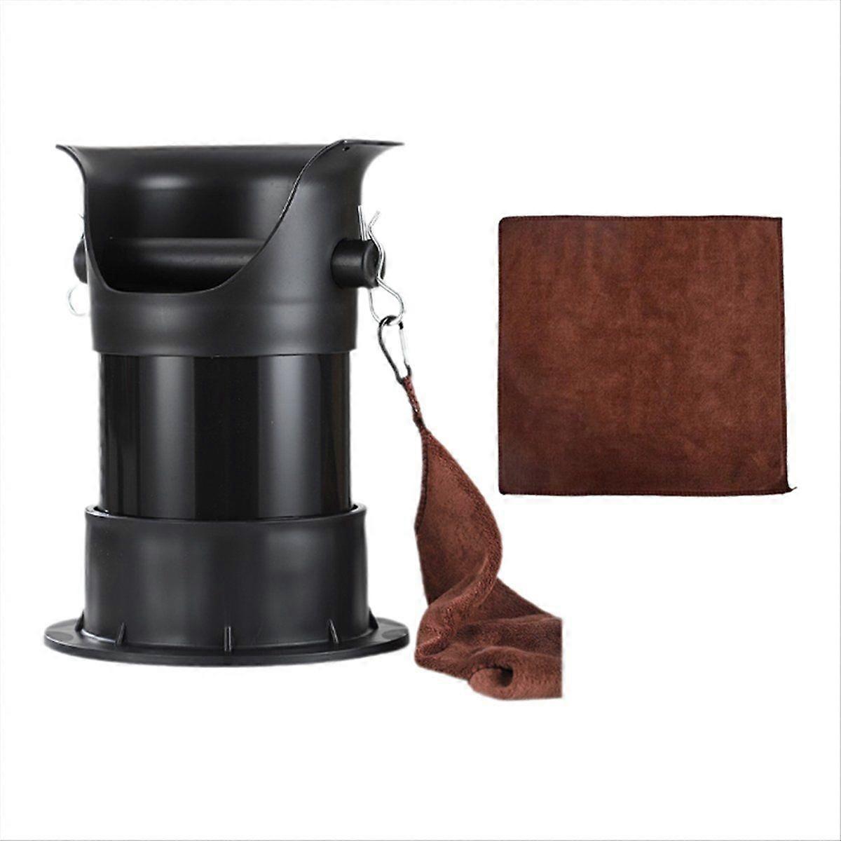 For Espresso Coffee Grounds Disposal and Recycle Trash Can with Removable Non-Slip Base for Cafe Ho