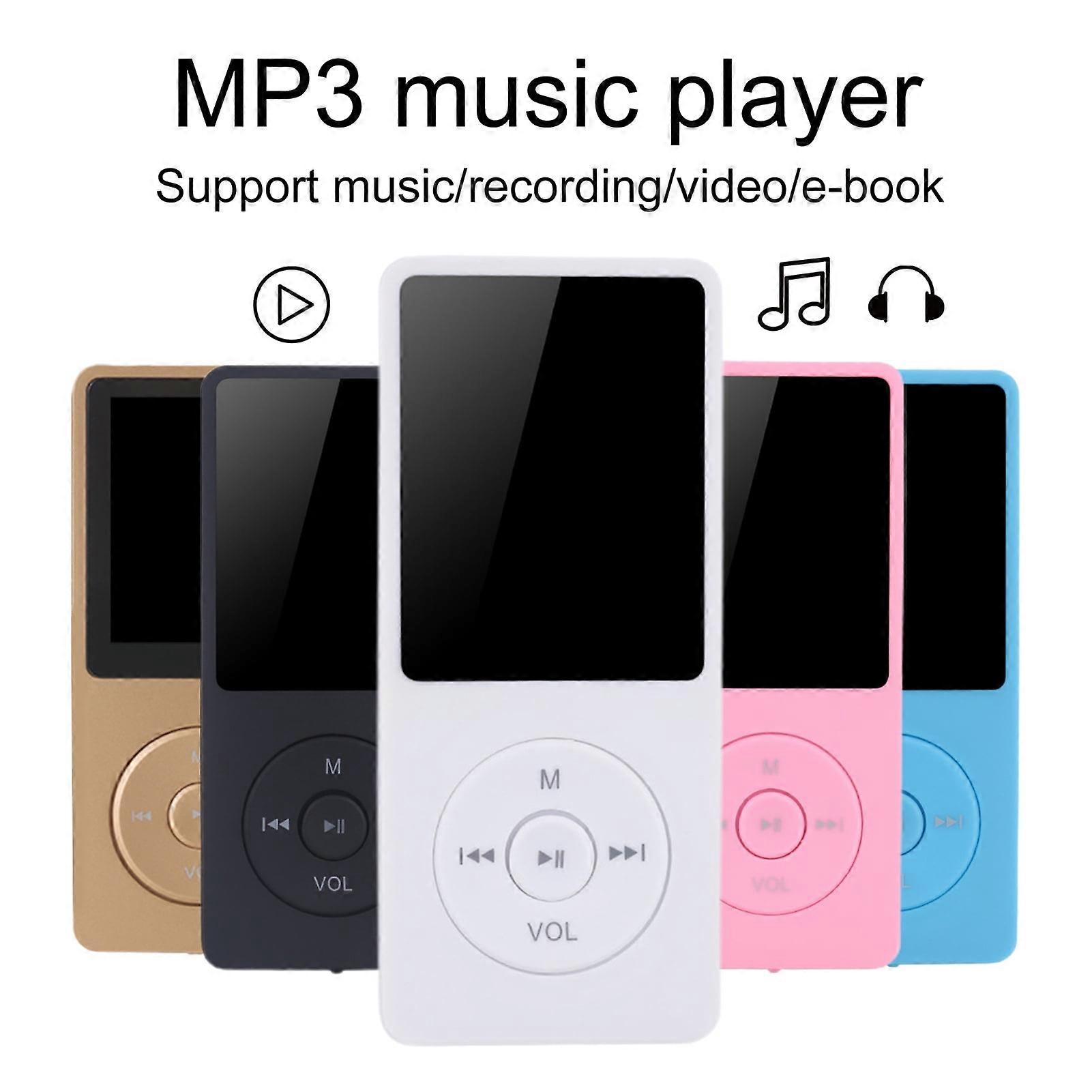 SUSUchens MP4 with 16GB SD Card Lossless Music Built in Speaker Voice Recorder High Quality Sound Blue