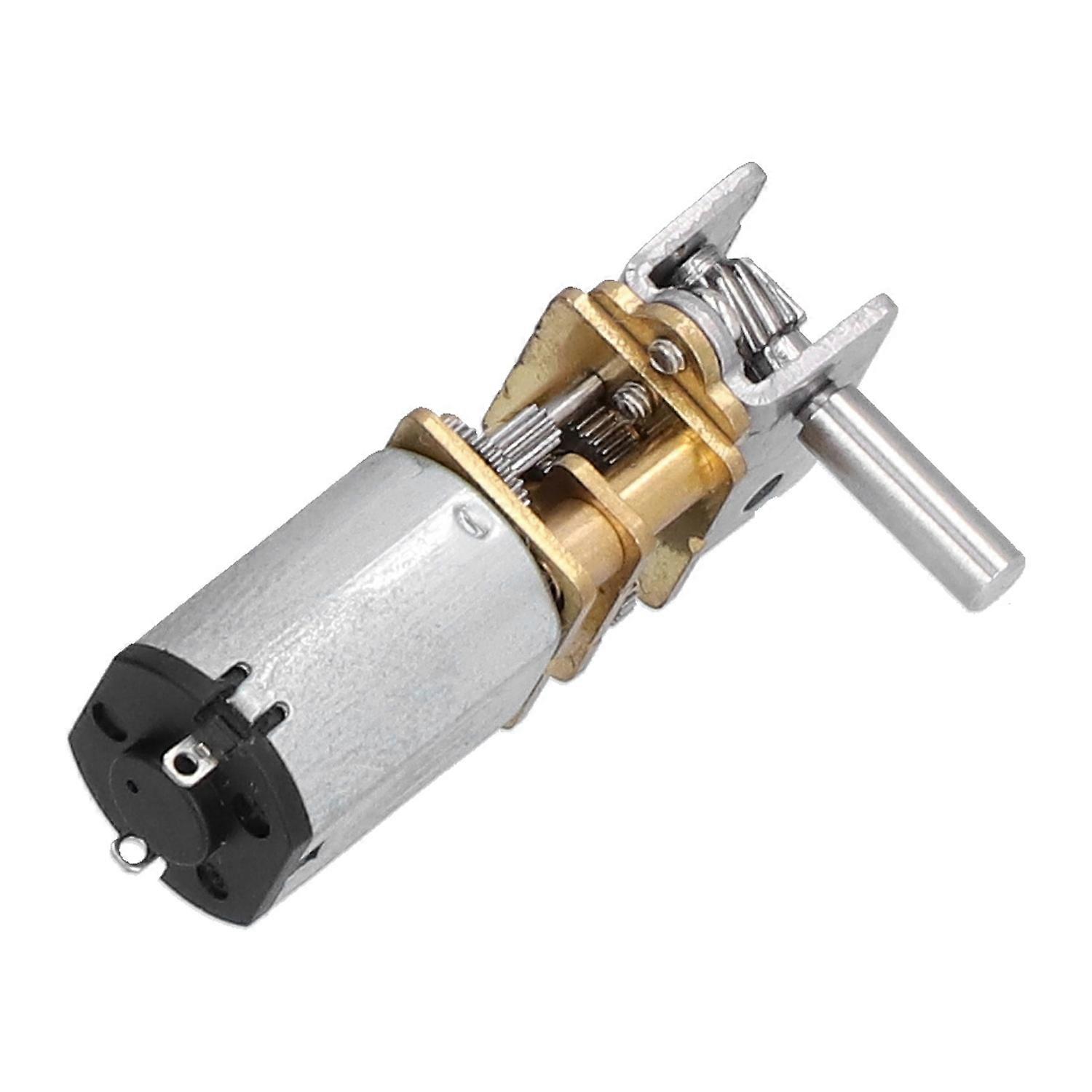 Worm Gear Motor Speed Reduction Low Speed Noise Automated Industry DC 6V 100RPM GW12N20