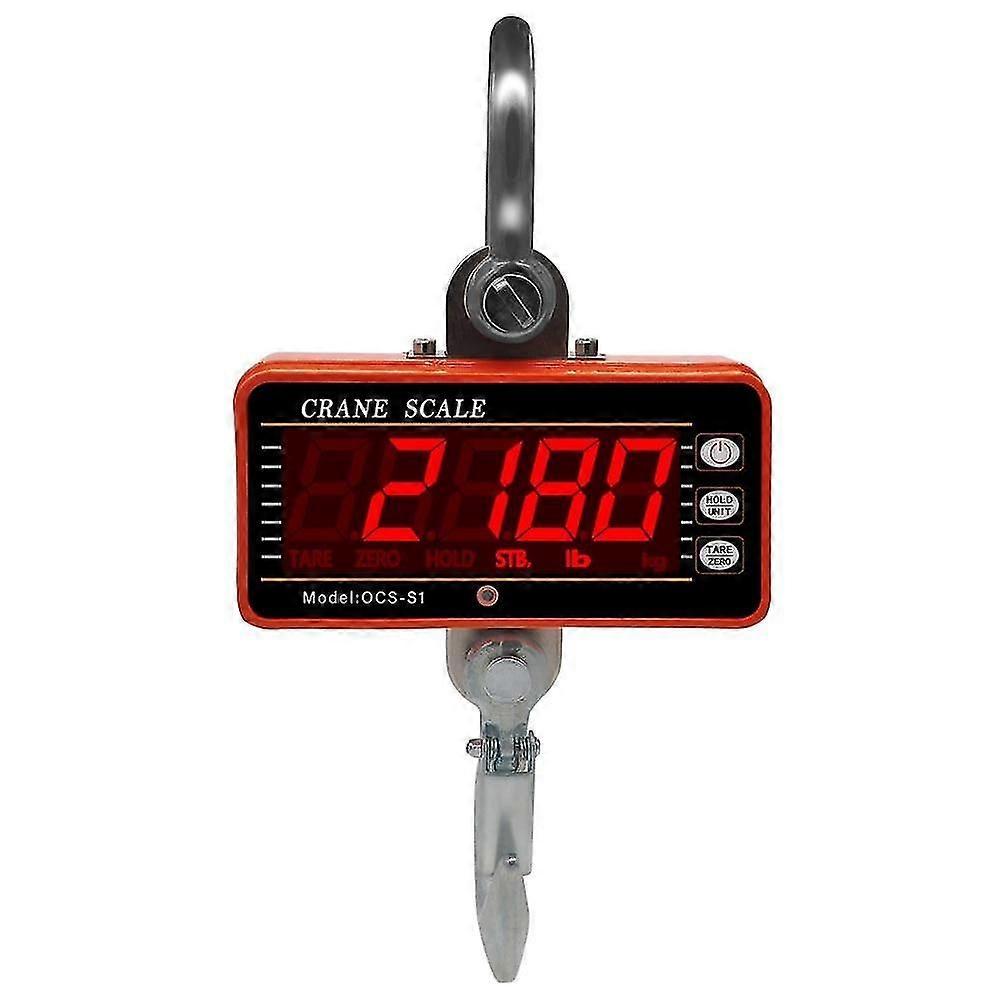 1000KG Crane Scale  Digital Balance LCD High Accurate Industrial Heavy Duty Hanging* @BUGU