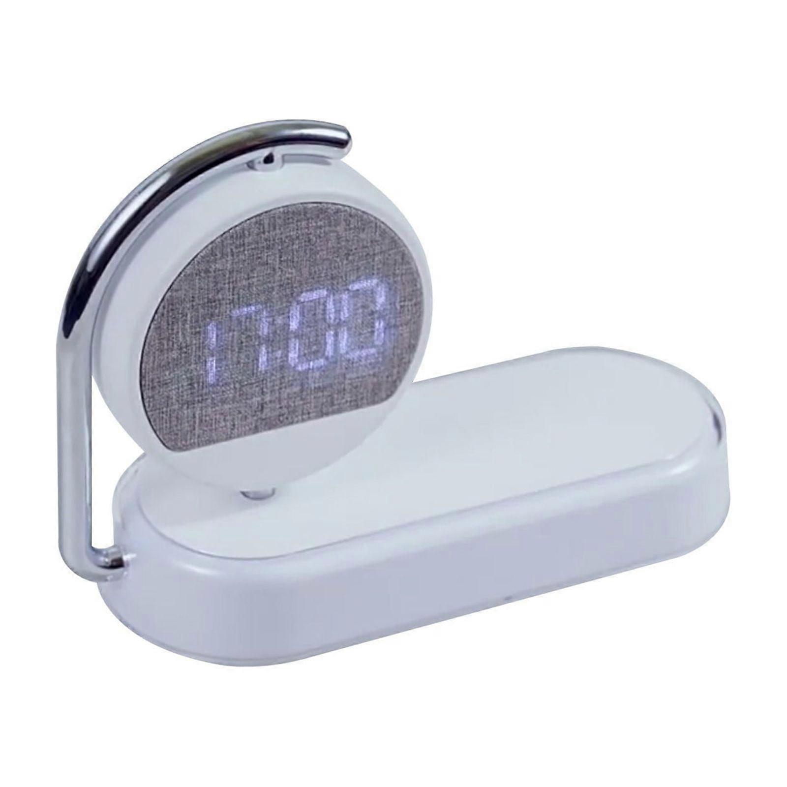 Tarmeek Desktop Clock with Alarm, Wireless Charging & Night Light, Compatible with iPhone, AirPods, Samsung