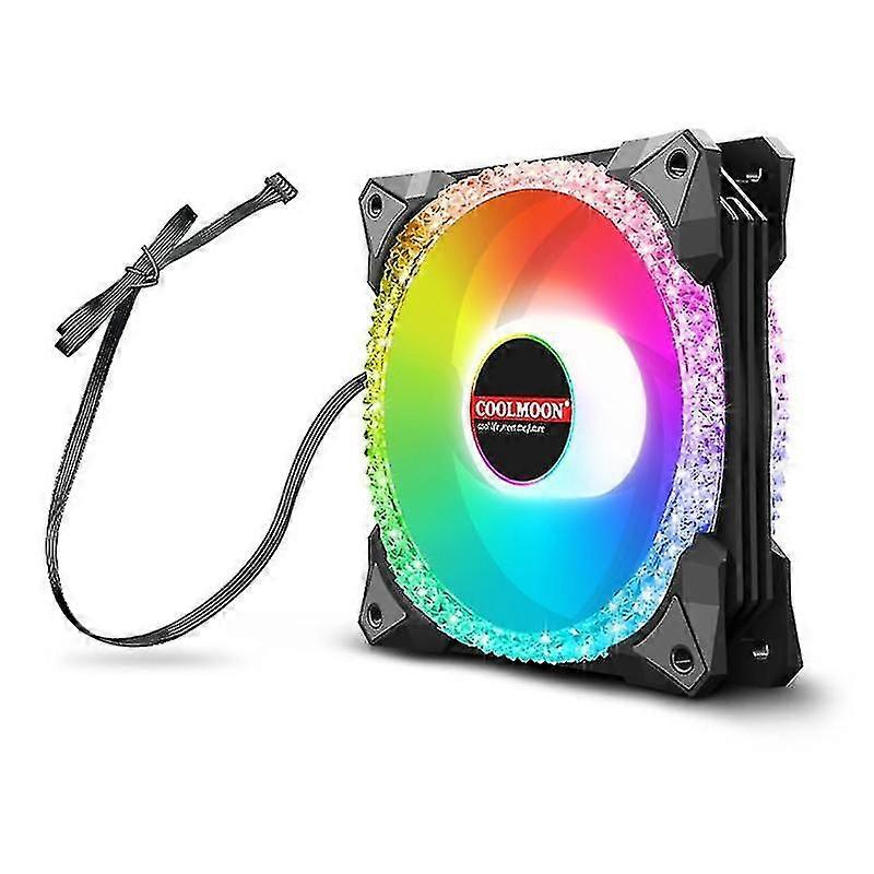 Coolmoon 120mm Rgb Case Fans 5v-6pin Rgb Computer Heatsink Cooler Radiator