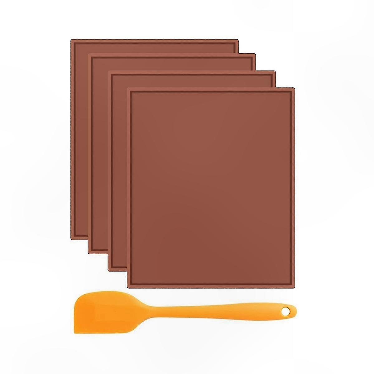 Dehydrator Sheets with Edge for Fruit Leather, Vegetables, Herbs, and More