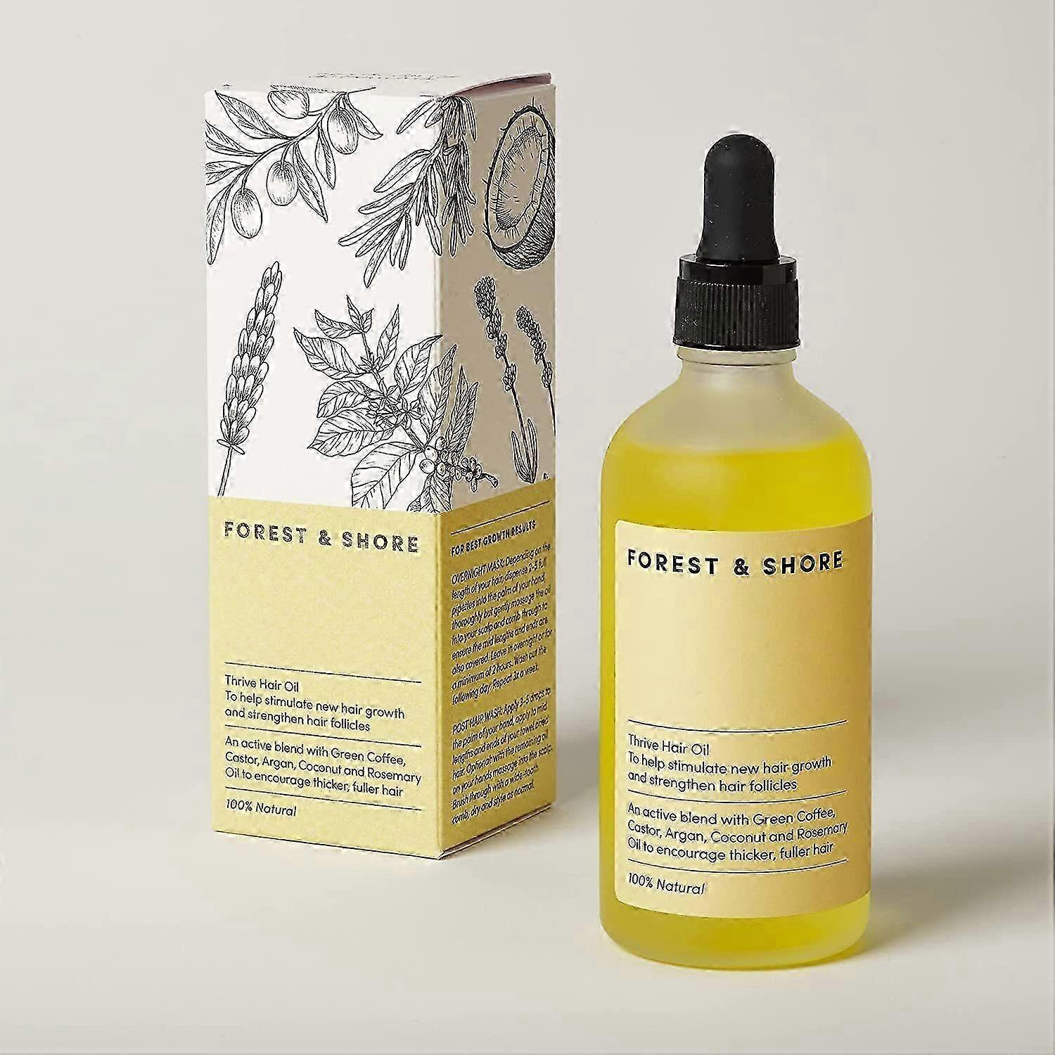 שמן צמיחת שיער טבעי - צמיחת שיער טבעית אורגנית טבעונית