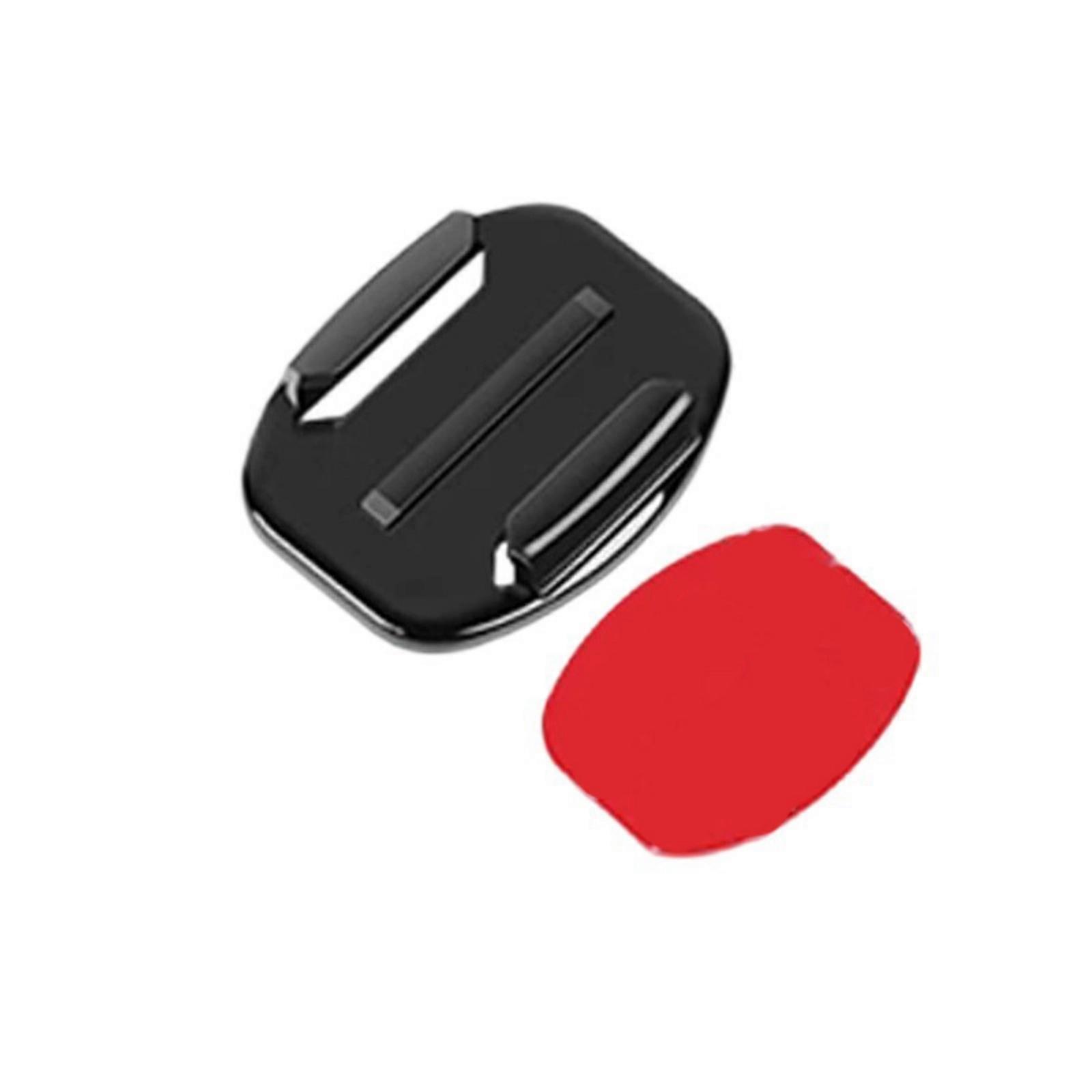 Professional 1/4inch Thread Adapter Flat Helmet Base Mount with Adhesive Pad Replacement for Action Camera Accessories Multicolor