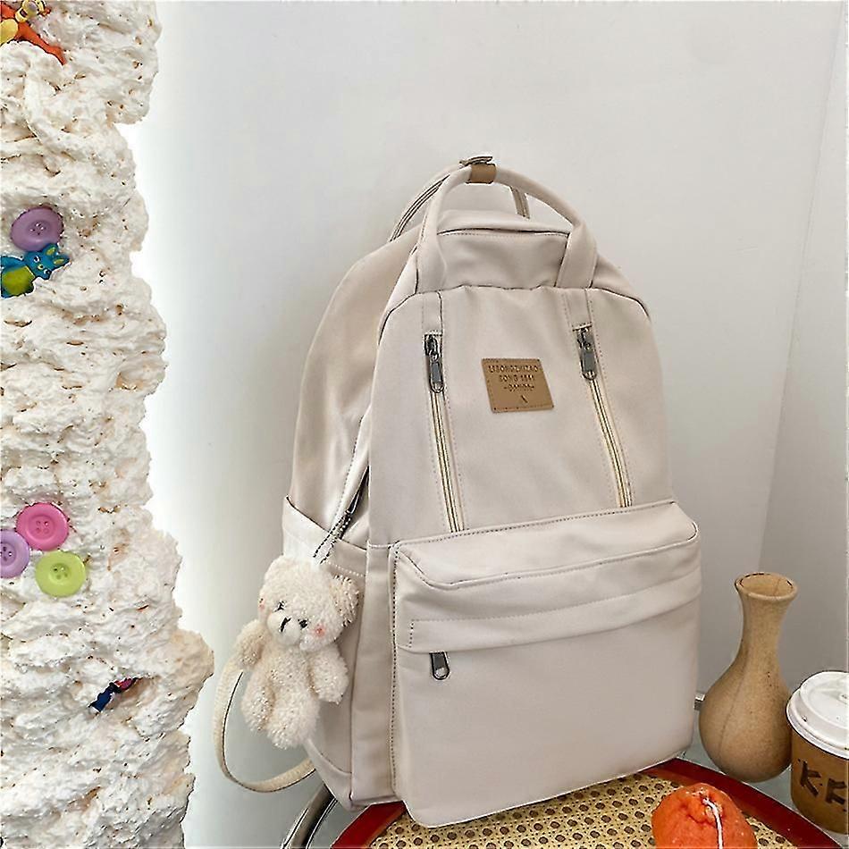 متعددة الوظائف مزدوجة سستة المرأة على ظهره مراهقة الفتيات الكمبيوتر المحمول حقيبة ظهر طالب حقيبة الكتف الكورية النمط مدرسة حقيبة كتاب