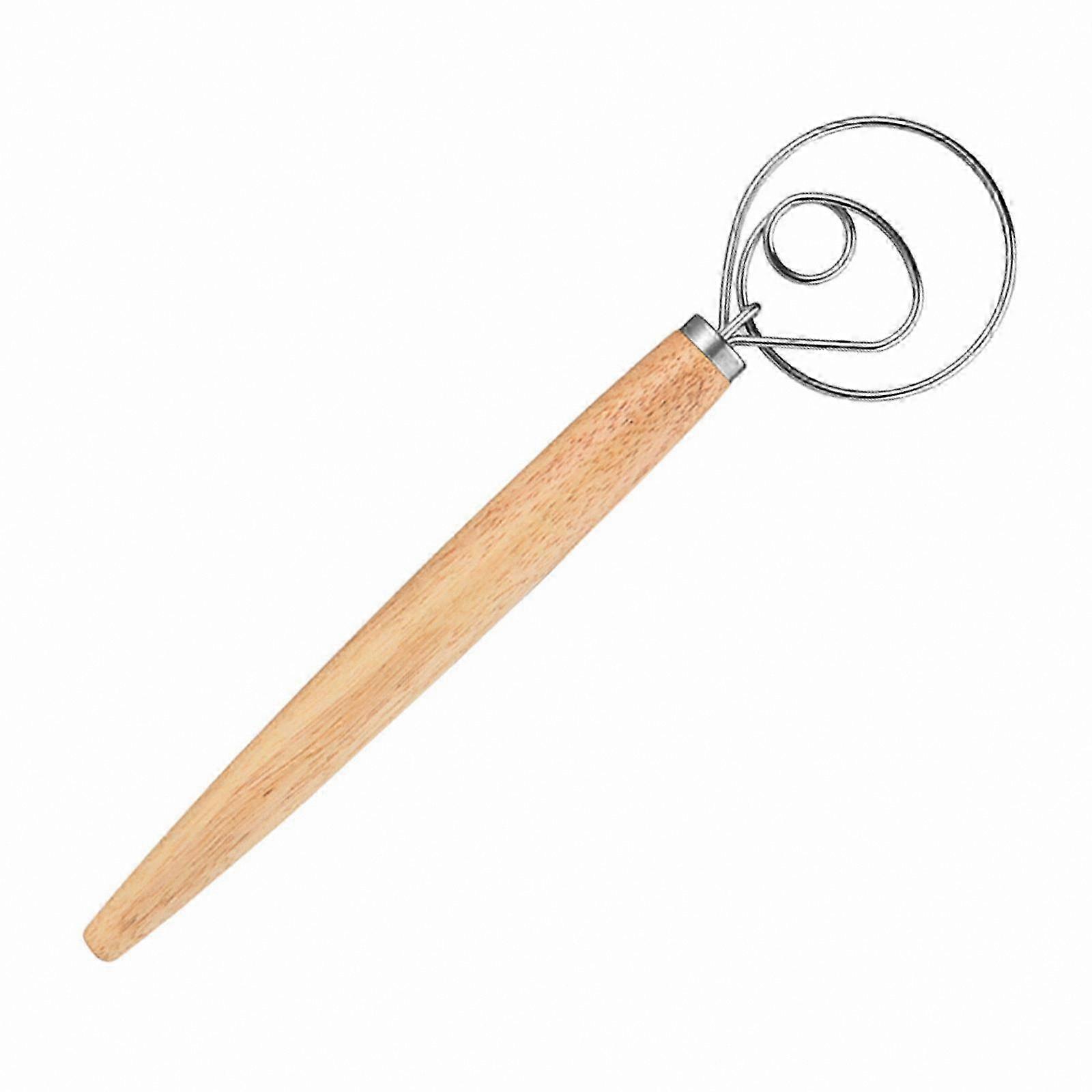 Bread Making Dough Whisk with Hook | Baking Tool for Mixing & Kneading