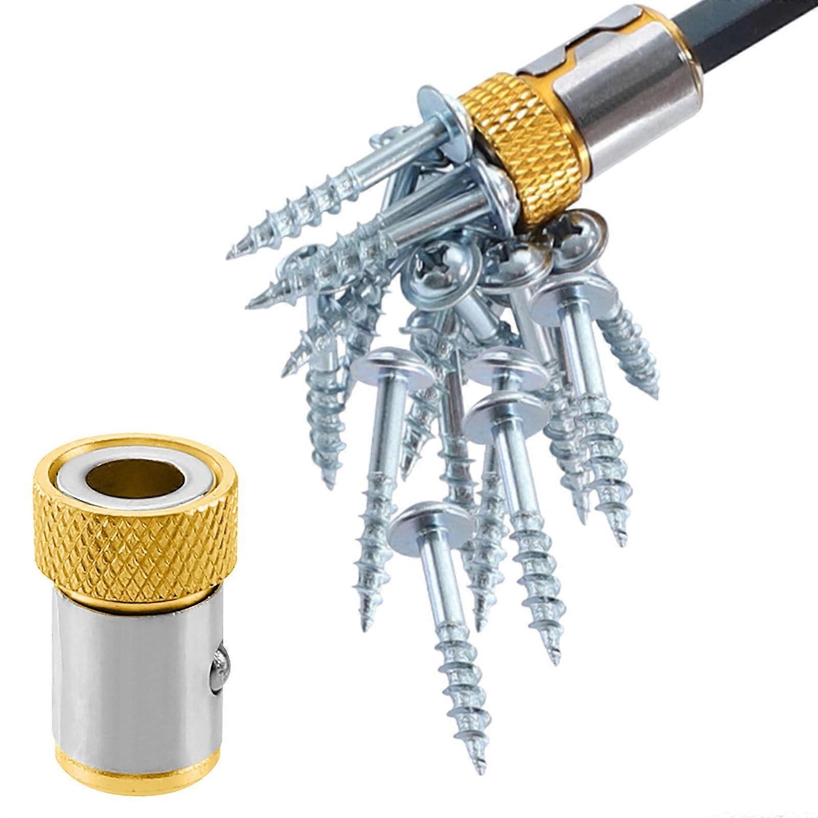 YiFudd Universal Removable Magnetizer Ring Magnetic Steel For 6.35mm Screwdriver Bits