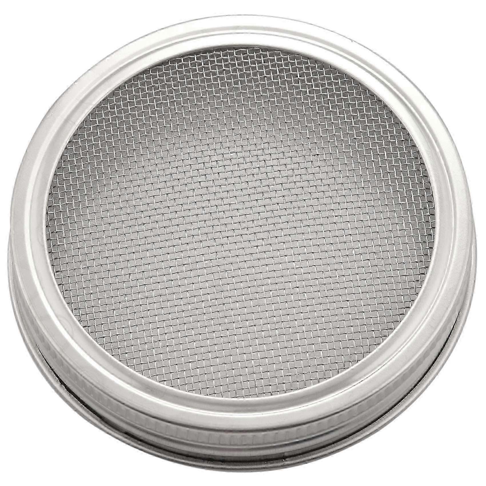 4stk / sett rustfritt stål spirende lokk for bred munn krukker Canning Krukker Speed Strainer Lid Net Cove