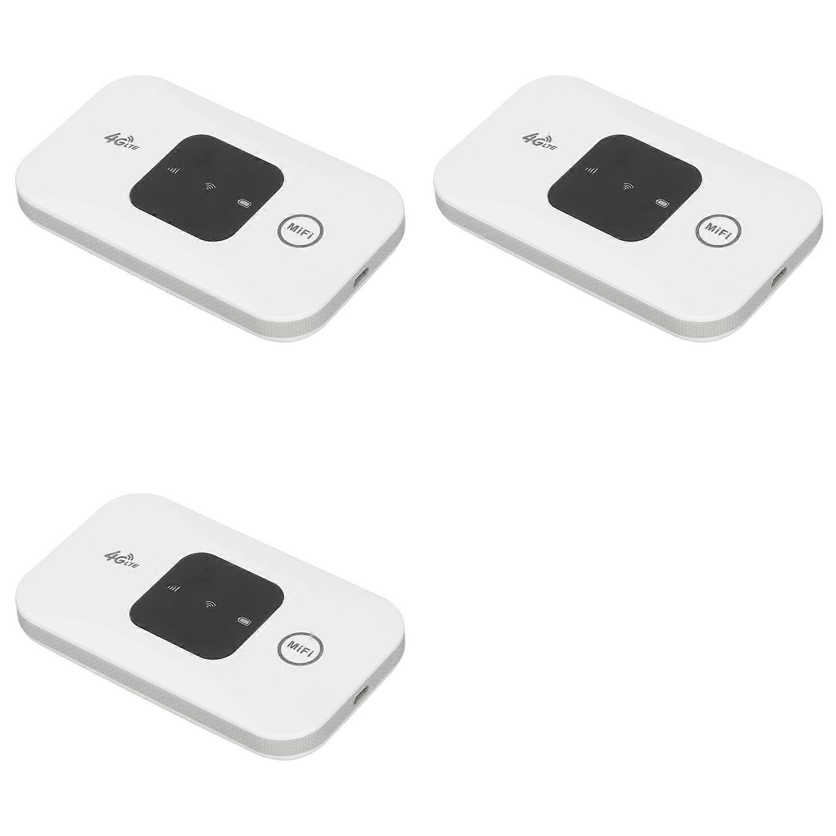 3X 4G Lte Portable Internet Hotspot, Wireless WiFi Router, Supports 8 to 10 Users, 4G Wireless Router for Home, Office