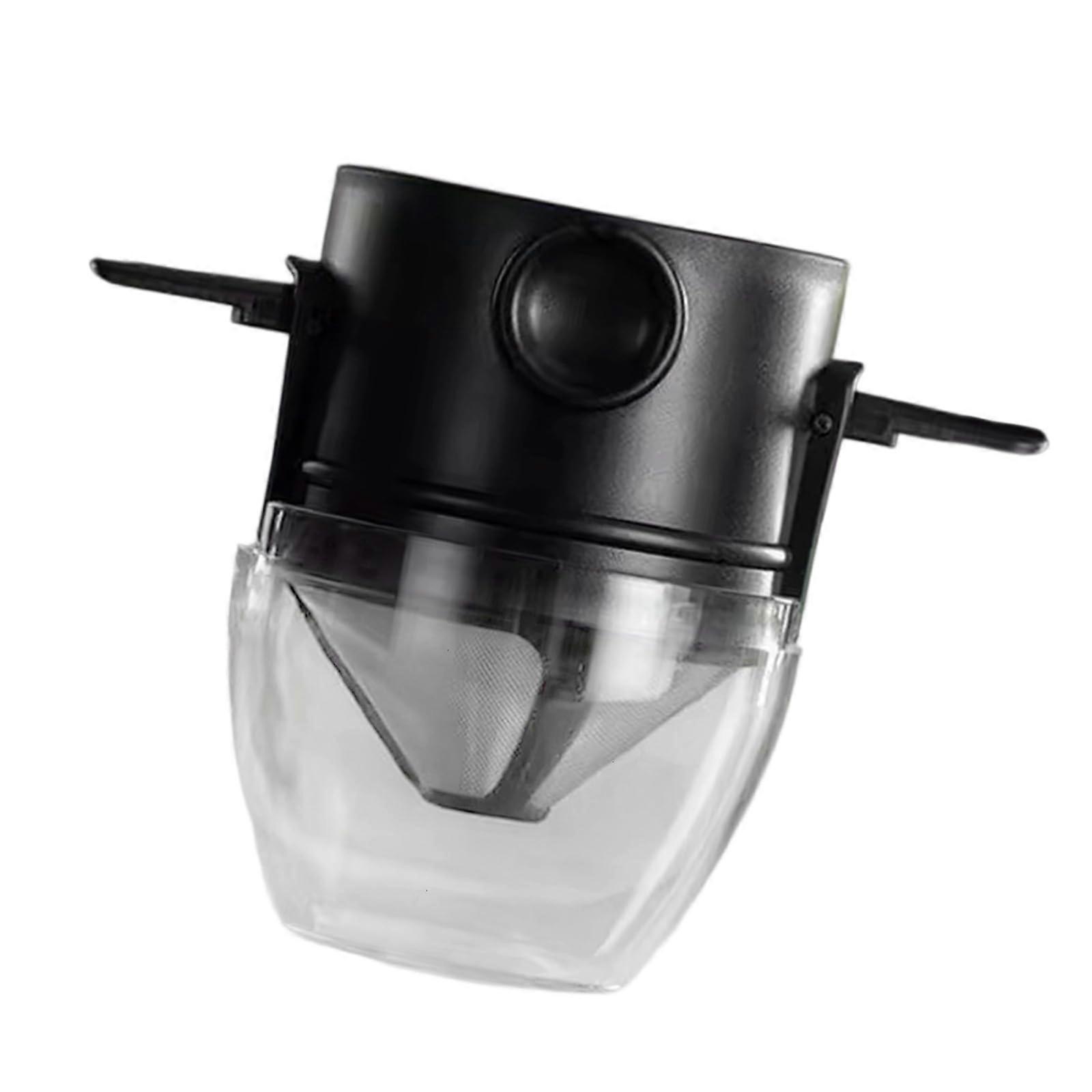Reusable Coffee Filter Foldable Stainless Steel Double Mesh Dripper for Travel and Office