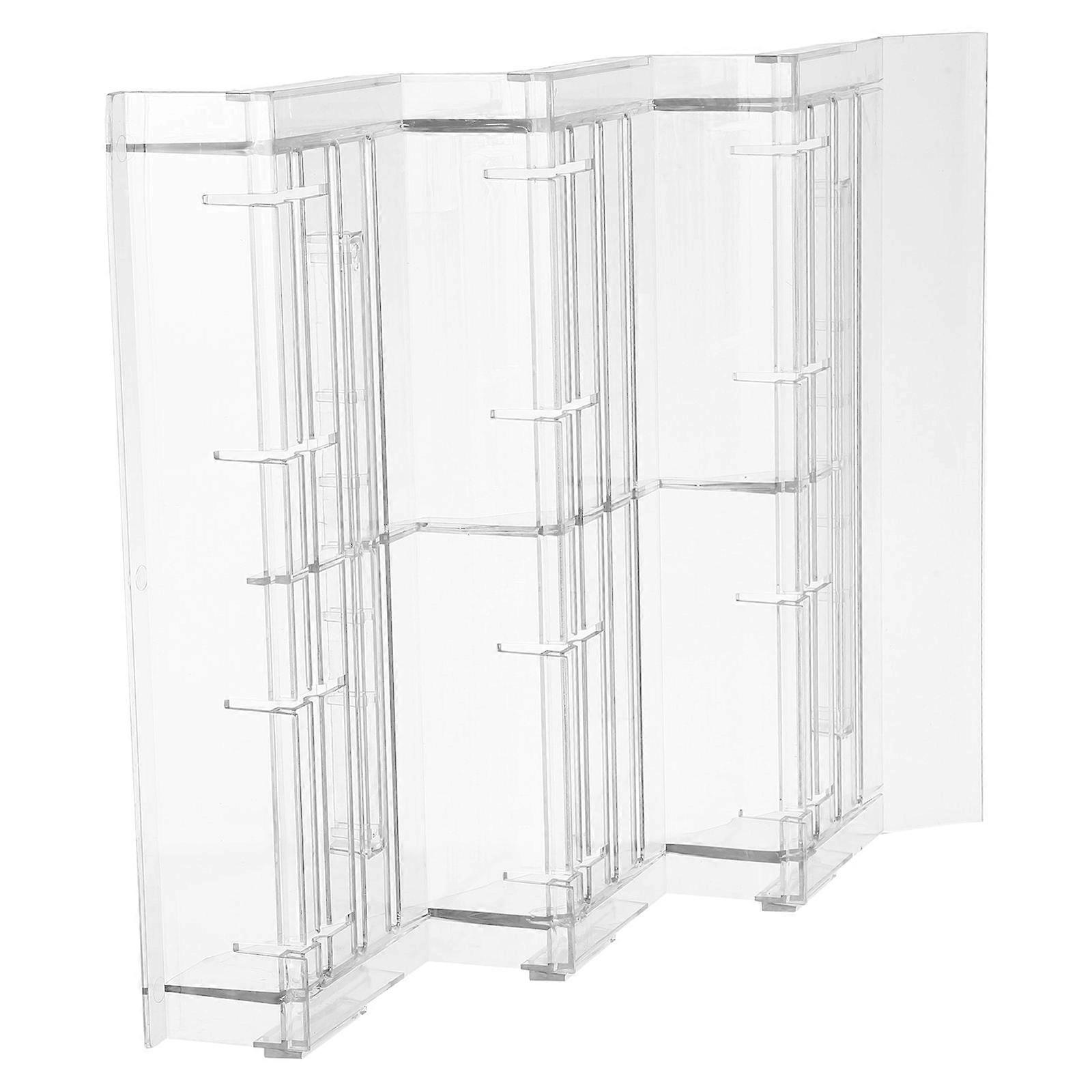 Plastic Retail Rack Refrigerated Display Riser for Home 3 Layered Stand