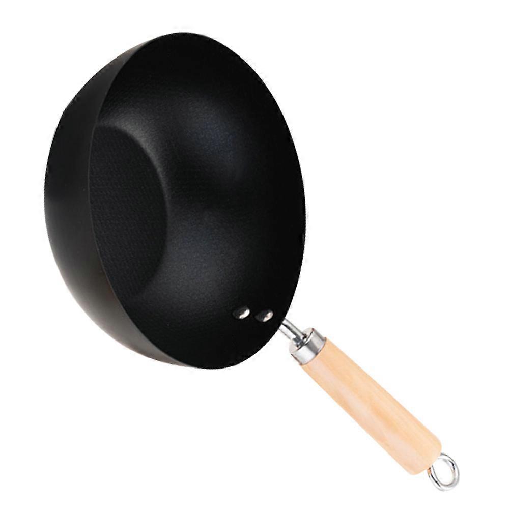 Compact Multi Functional Cooking Pan Non Stick Suitable For Induction Cooker Black 1Pcs