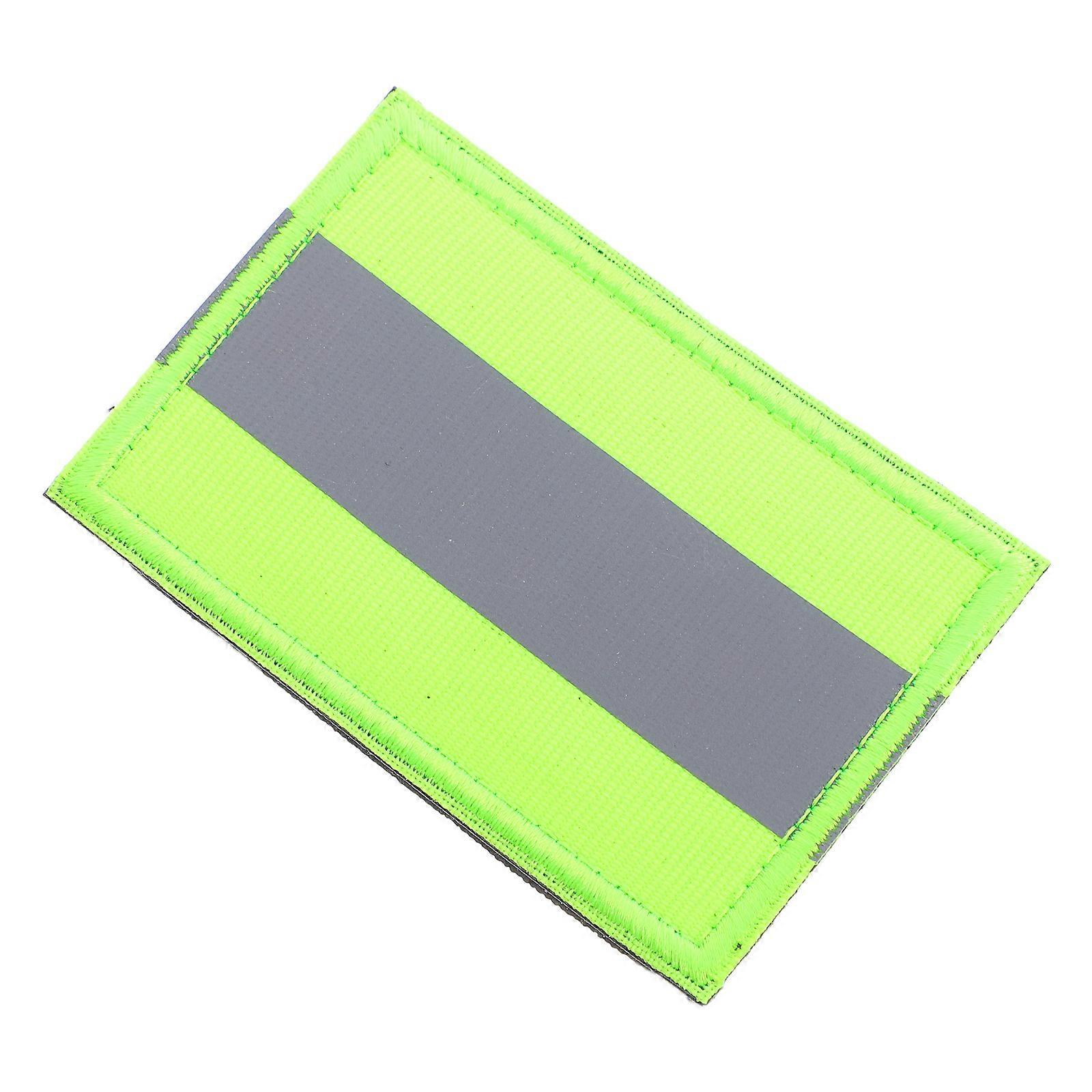 Self-Adhesive Reflective Safety Patch for Decoration Nylon Cloth 2Pcs
