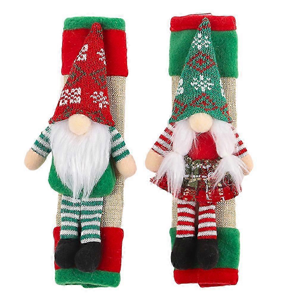 Refrigerator Door Handle Covers for Holiday Use with Assorted Colors and Removable Design