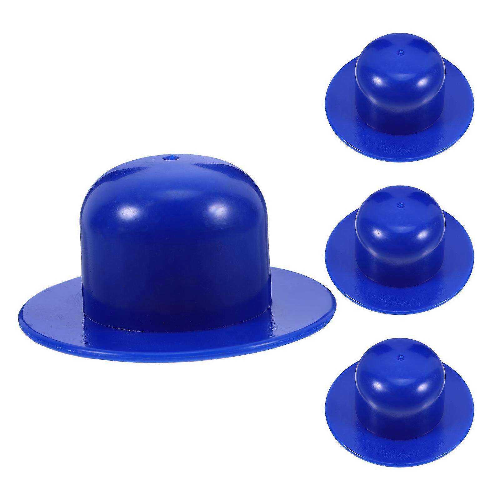 Pool Filter Pump Plug Strainer Hole Plug Plastic Pool Plugs 4Pcs Blue