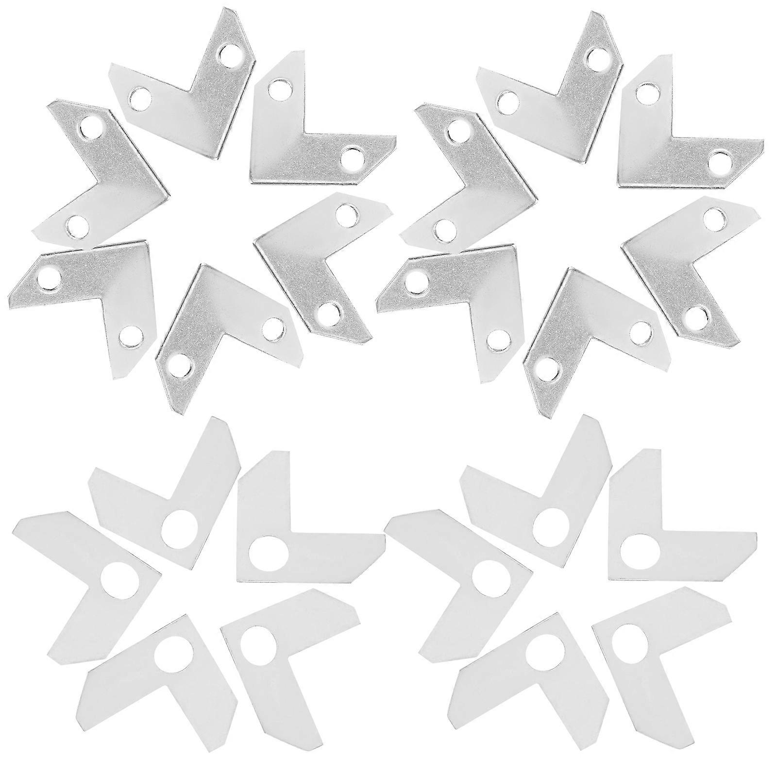 Spring Clamps For Picture Frames Iron Corner Brackets Secure Connection Hanging Fixing Decorative Items Professional Use 20 Sets