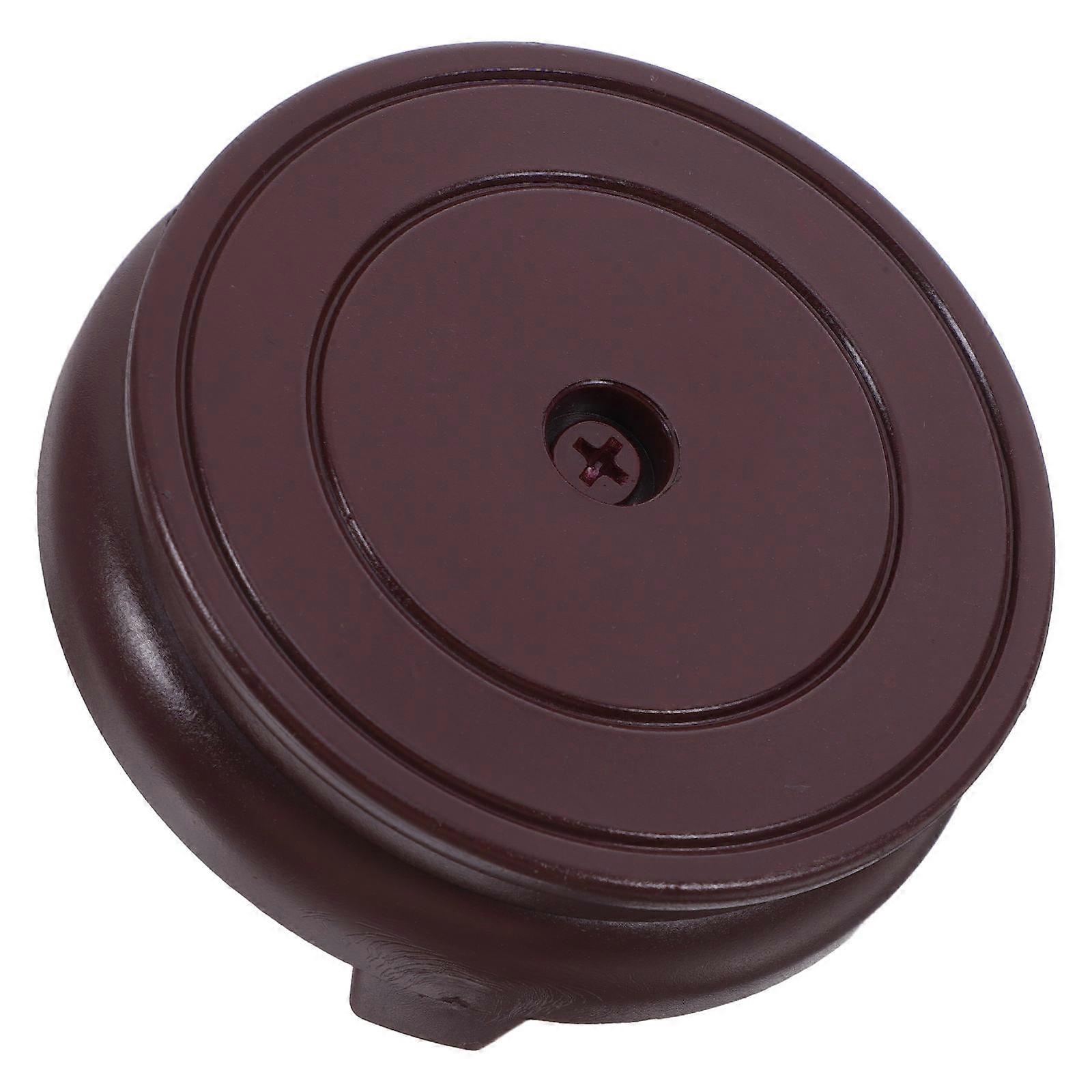 Flower Pot Base Resin Display Stand for Oriental Furniture Use Red