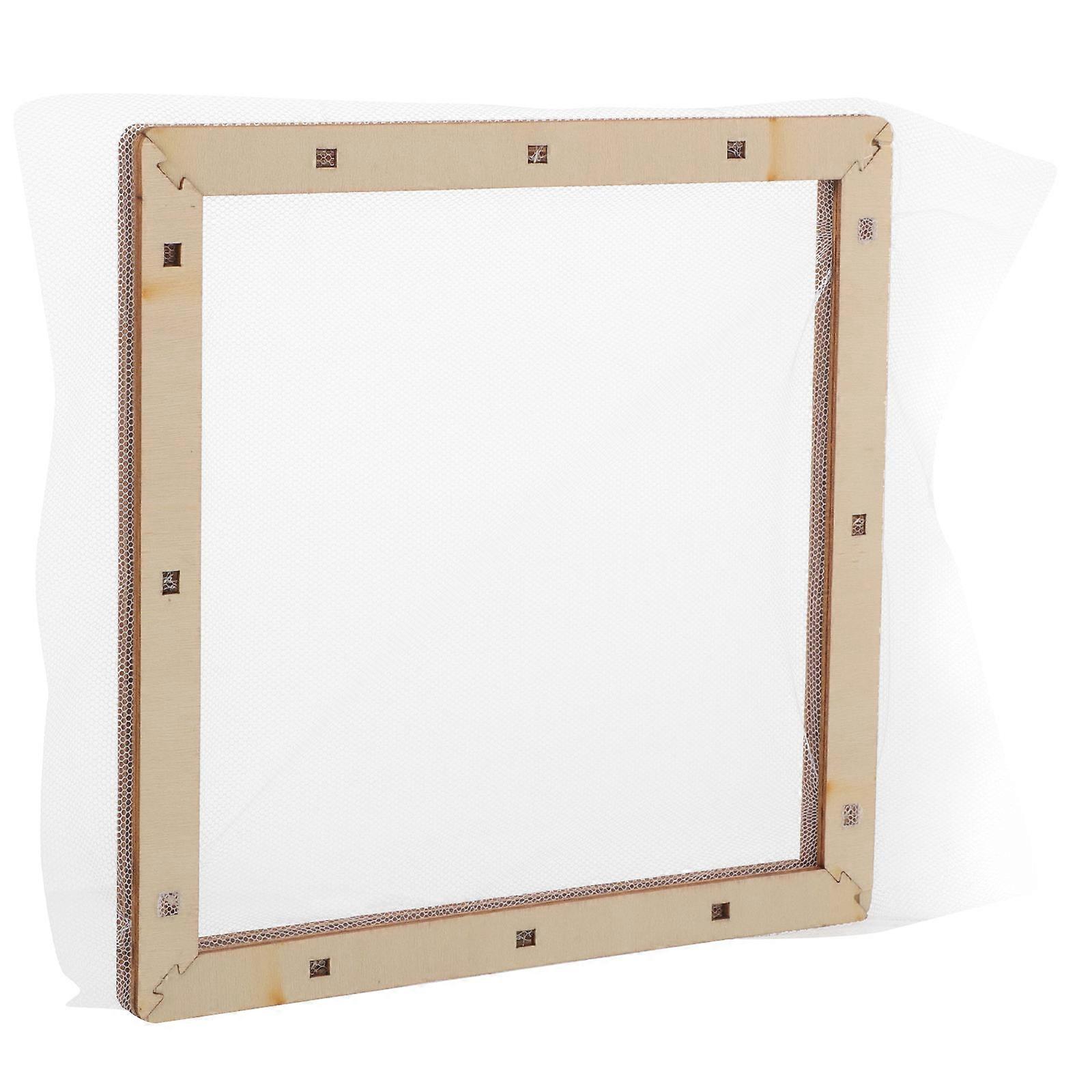 Paper Making Screen Wooden Paper Making Frame for DIY Crafts 5Pcs