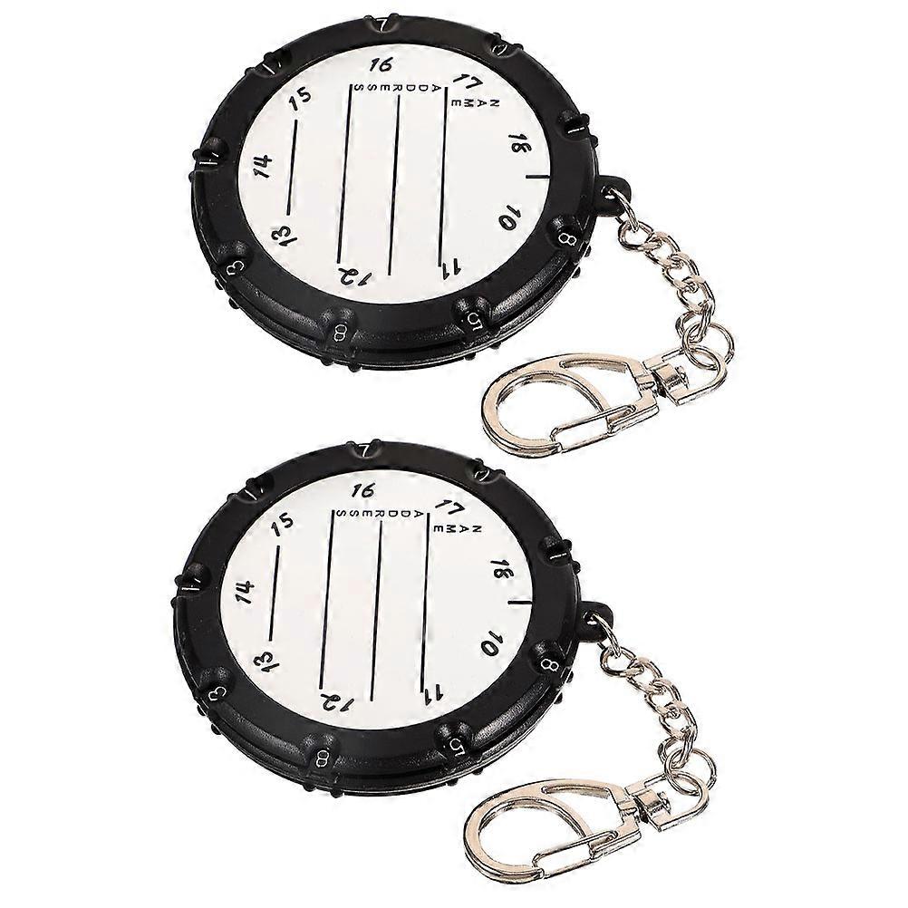 Golf Score Counter Handheld Round Counting Score Tool for 10Pcs Golfing Use