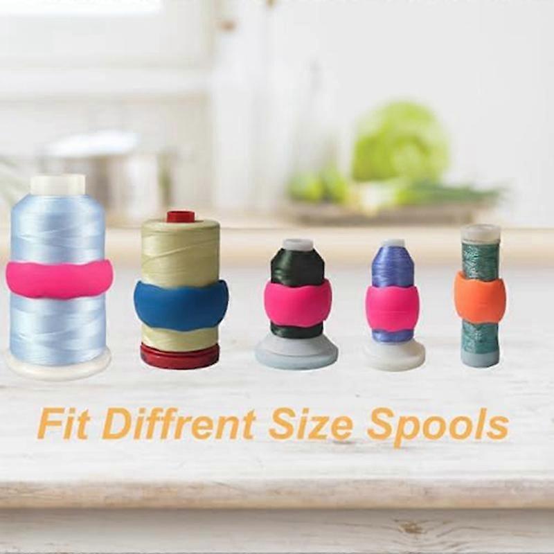 20Pcs Thread Holder/Spool Huggers Keep Thread Spool Neat&Organized for Sewing and Embroidery Machine Thread Spools