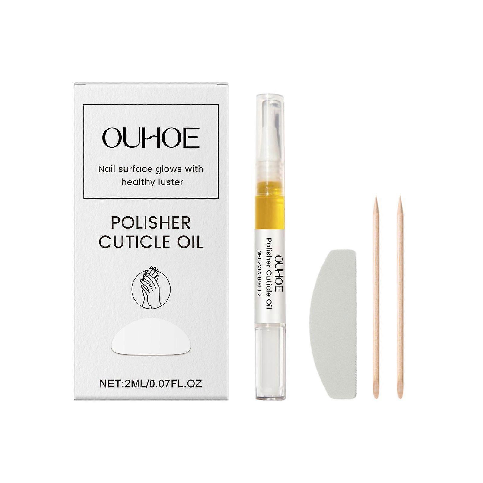 OUHOE Nail Care Solution Set Improves Soft Nails By Moisturizing Cuticle And Repairing Nails