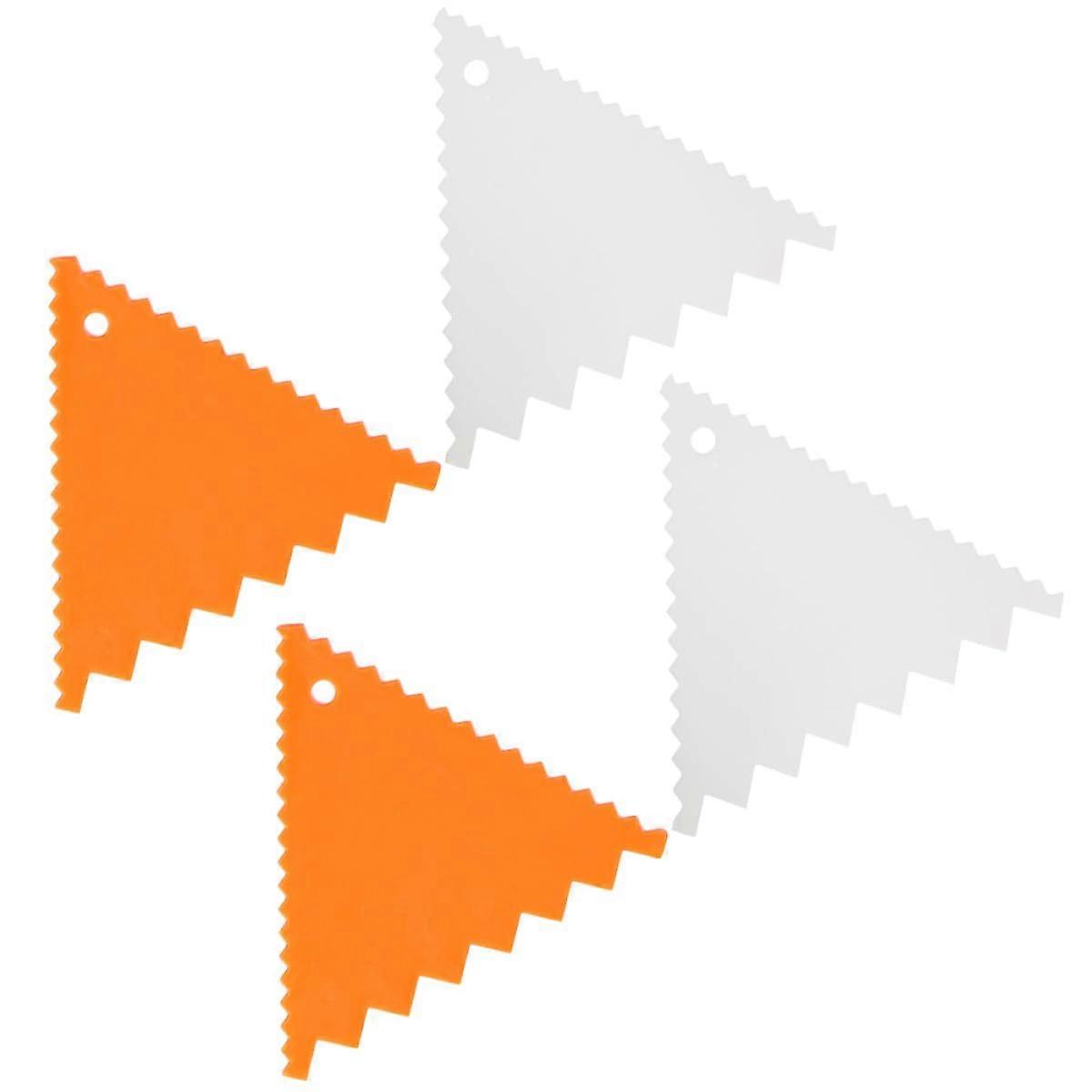 Cake Decorating Tools Set with Plastic Fondant Smoother and Scraper for Baking and Icing