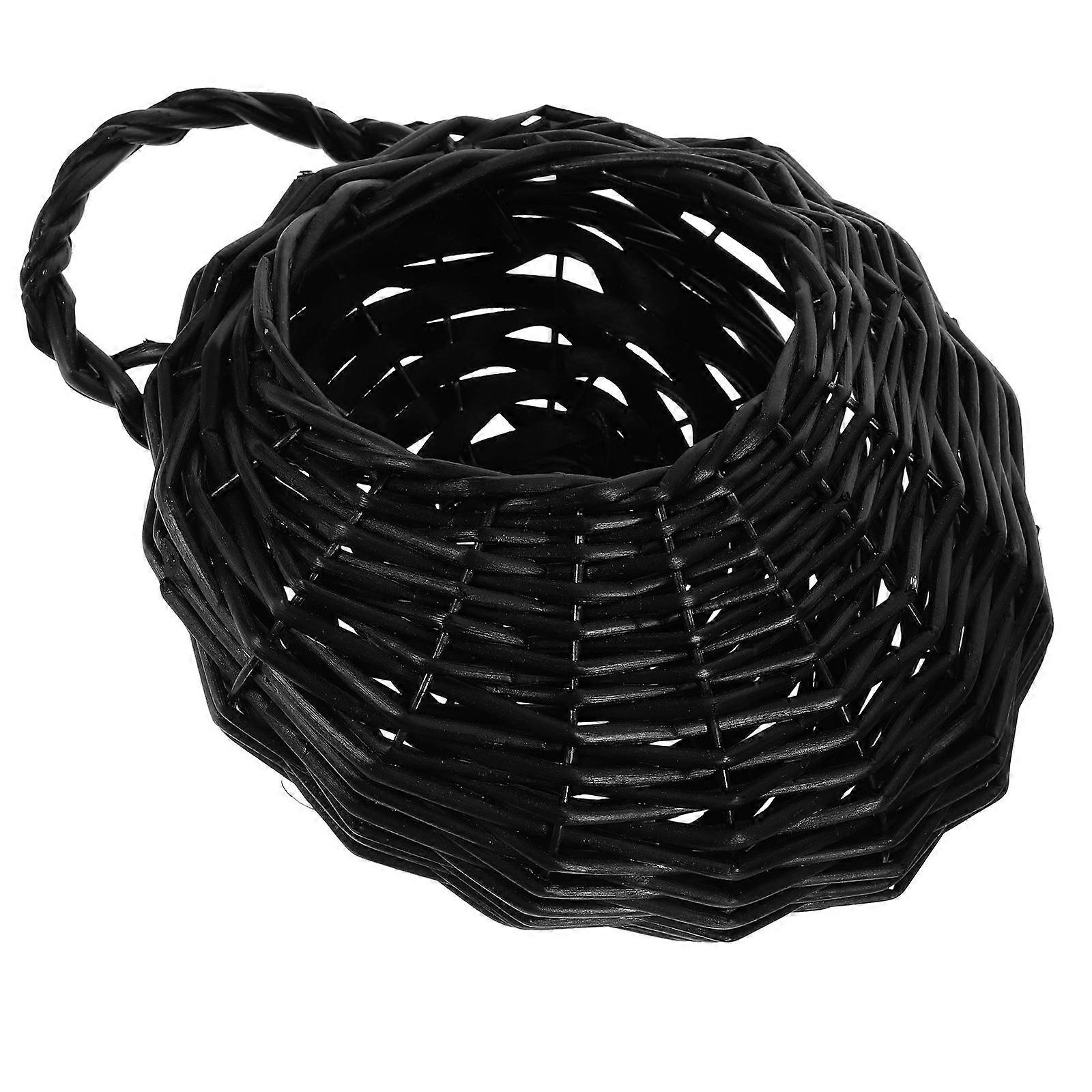 Wicker Hanging Basket Wall Decor Basket for Storage and Organization