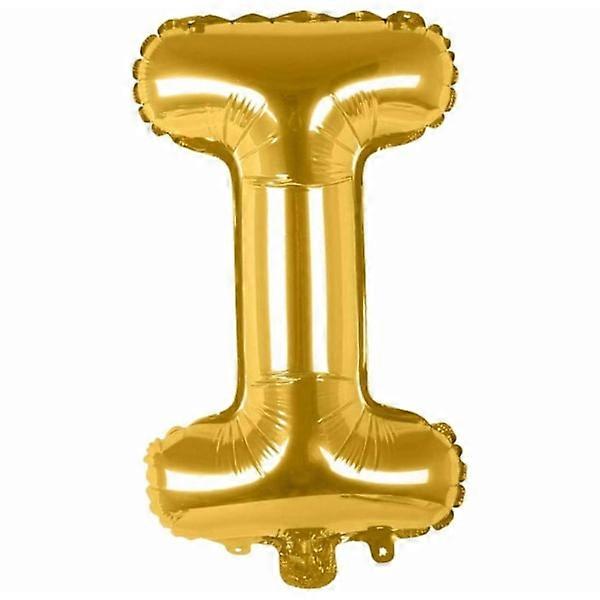 Letterballon Goud 80cm Groot I