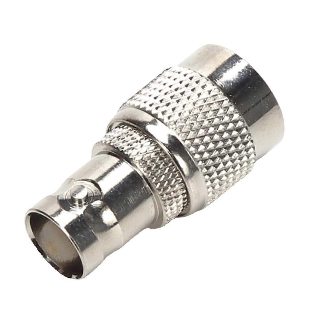 Male to BNC Female Adapter Converter for RF Equipment, Metal Construction, Secure Connection, 50 Ohm, BNC Interface