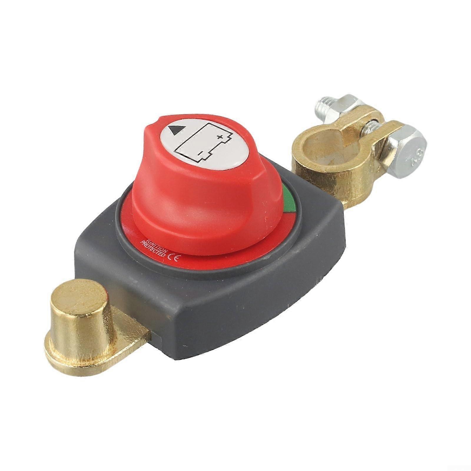 Battery Disconnect Switch 275A Heavy Duty Waterproof Marine Isolator 12V48V RV Camper Copper Studs