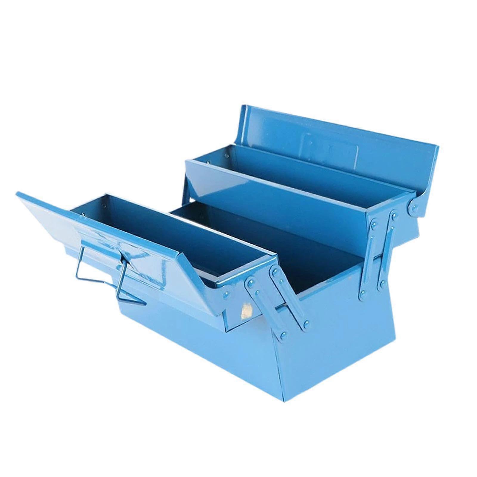 MultiLayer Tool Storage Box with Large Capacity, RustResistant Organizer for Electricians and Car