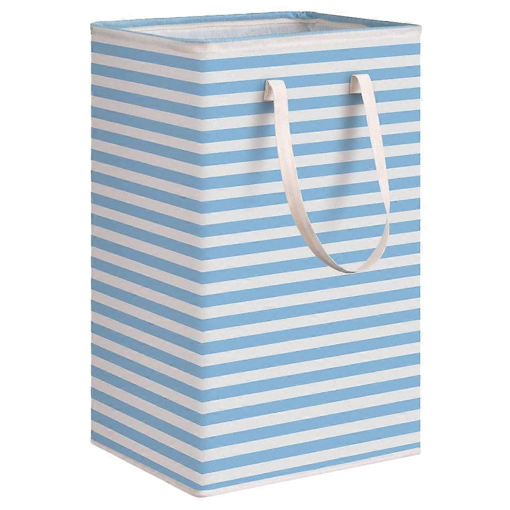 3Pcs Laundry Hamper for Storage Use Sky-Blue Collapsible Laundry Basket