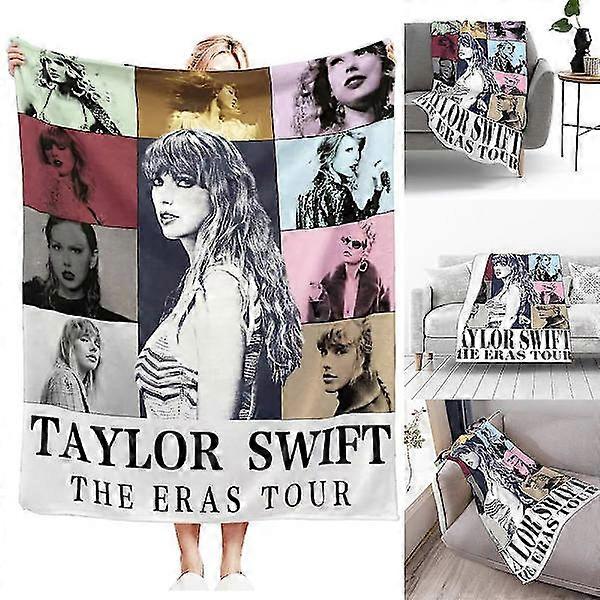 Taylor Swift The Eras Tour Throw Blanket Soft and Warm for Bedroom, Sofa, Party Decorations[DB] 70*100