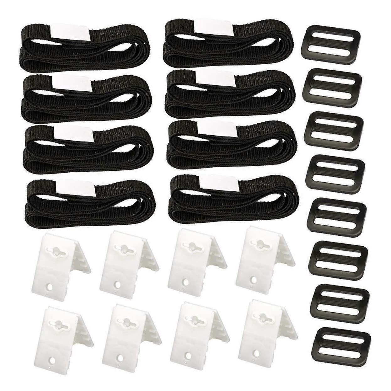 Pool Cover Roller Attachment Strap Kit for Easy Solar Blanket Connection and Quick Installation