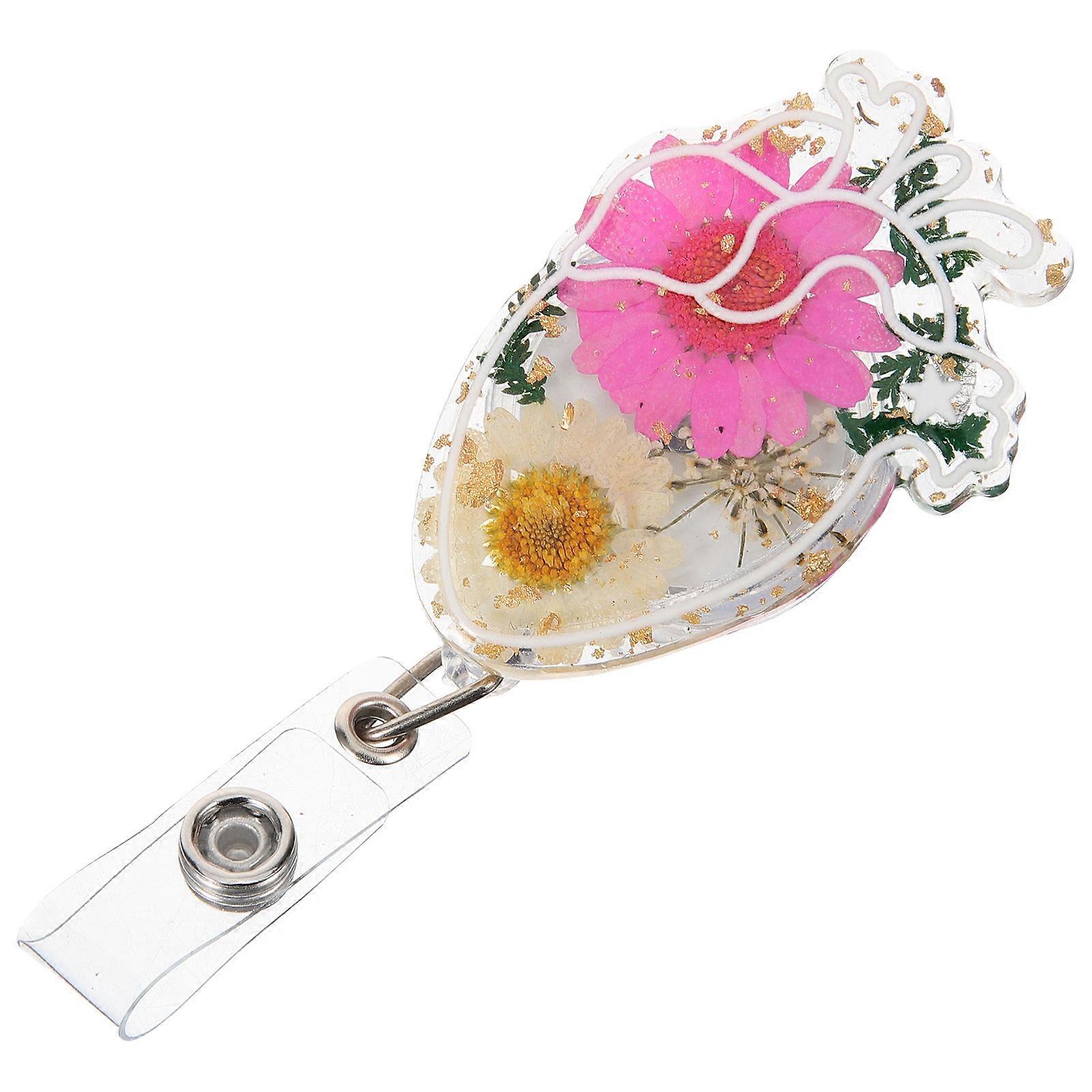 Multi-Function Badge Holder Acrylic Badge Reel for Work