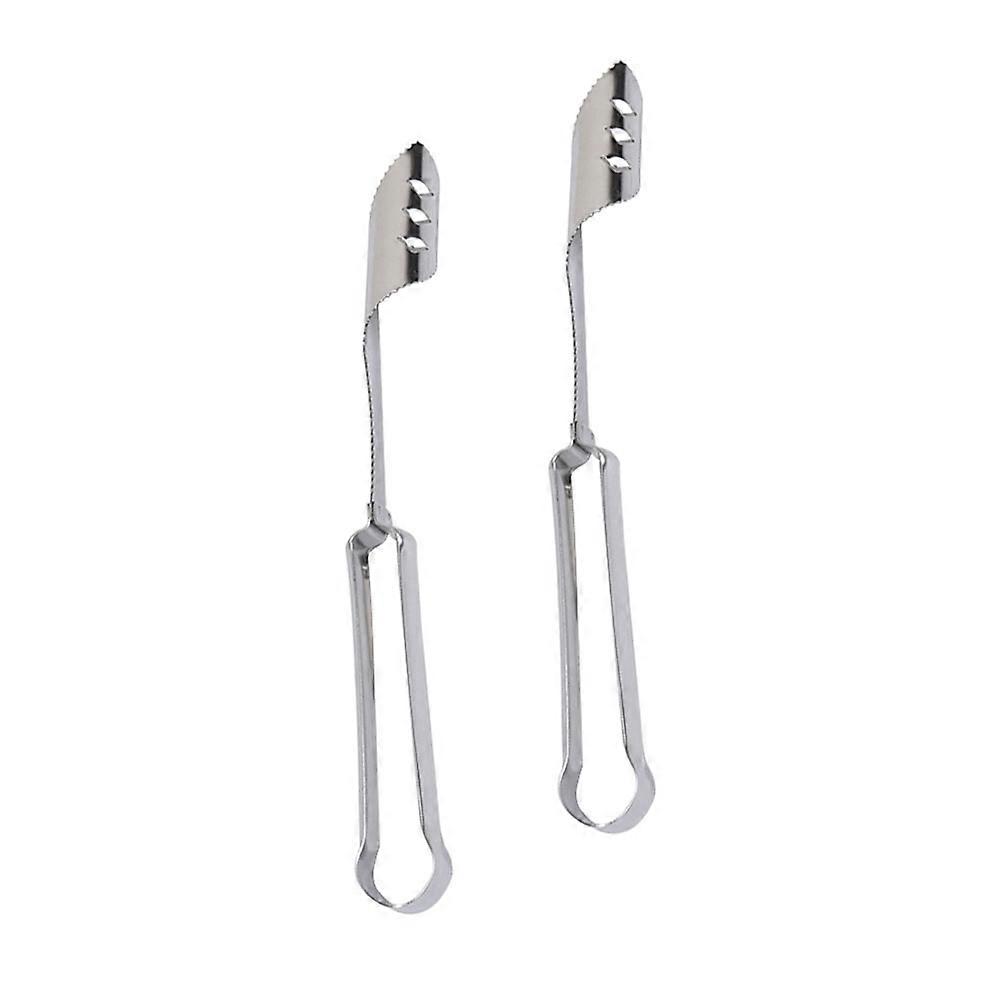 Chili Deseeding Tool Serrated Stainless Hands Barbecue 2Pcs